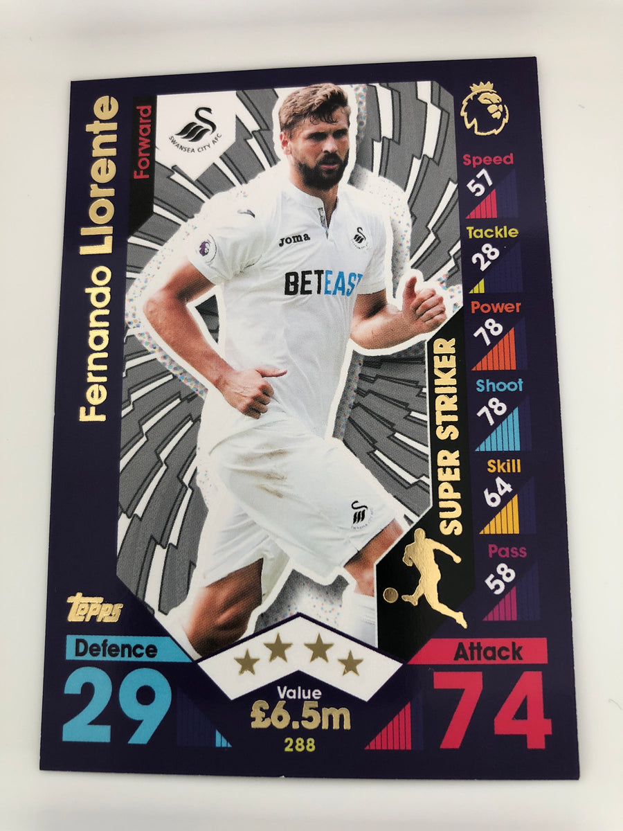 288. FERNANDO LLORENTE - SWANSEA CITY - SUPER STRIKER