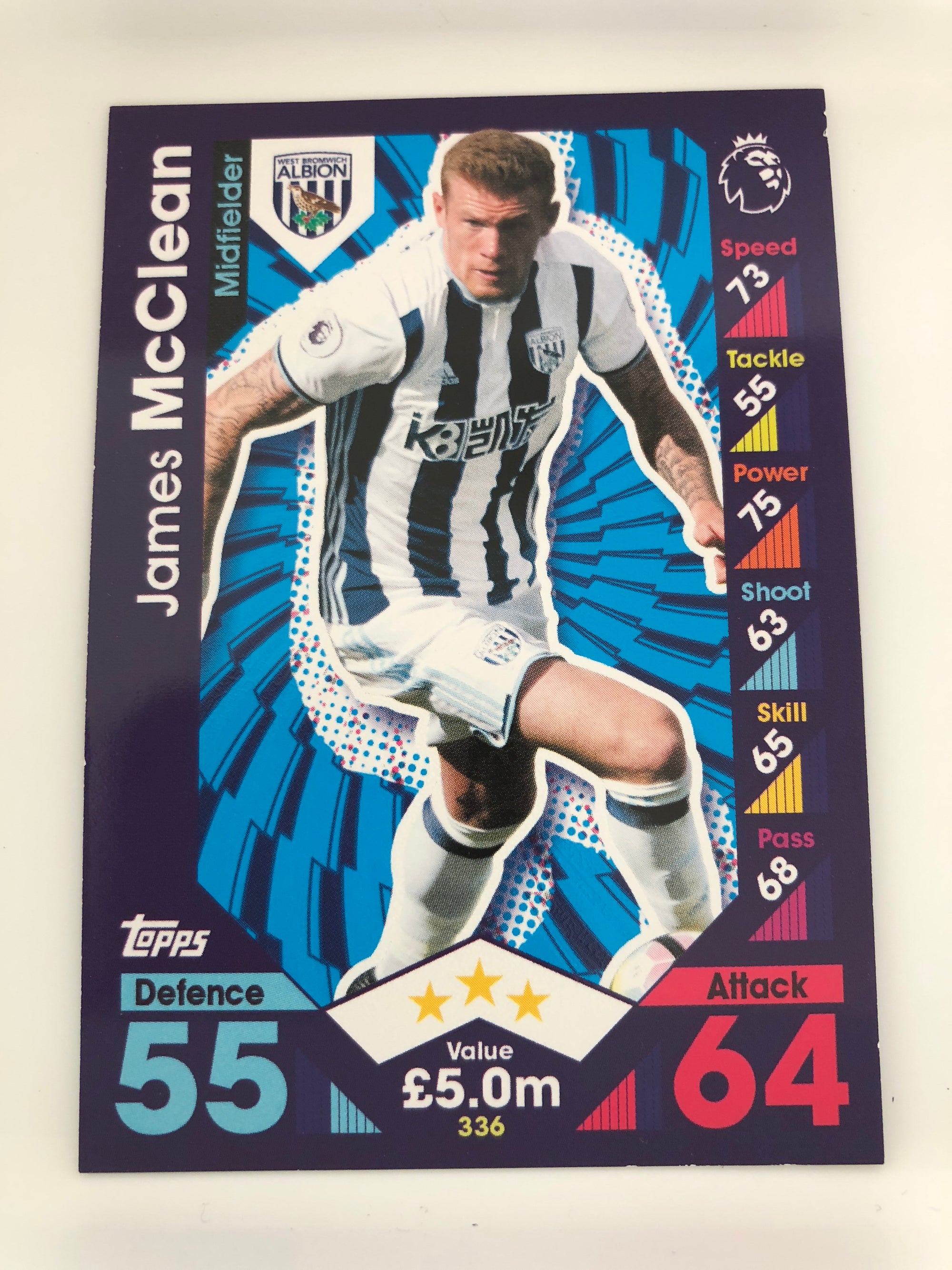 336. JAMES MCCLEAN - WEST BROMWICH ALBION