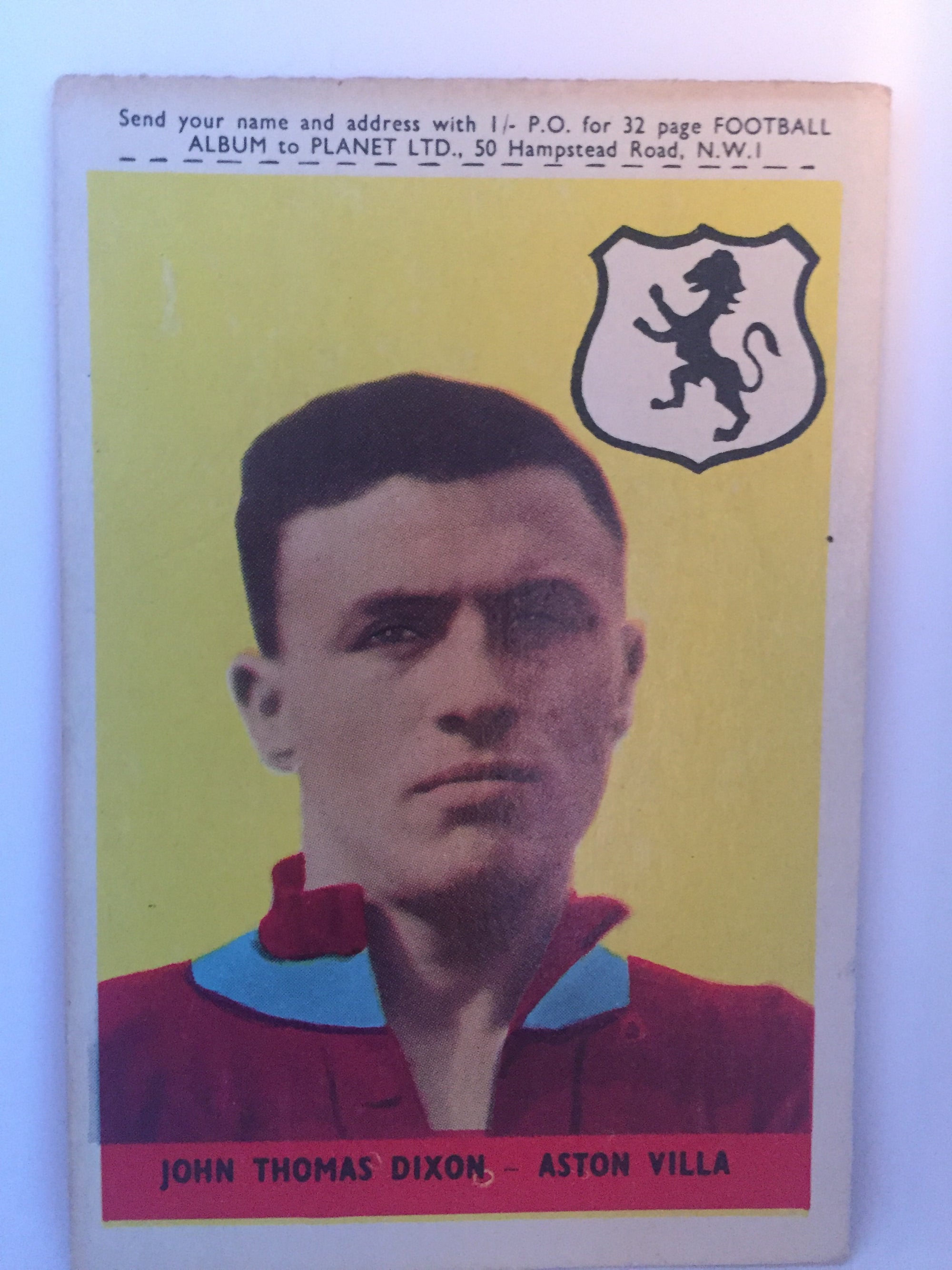040. JOHN THOMAS DIXON - ASTON VILLA