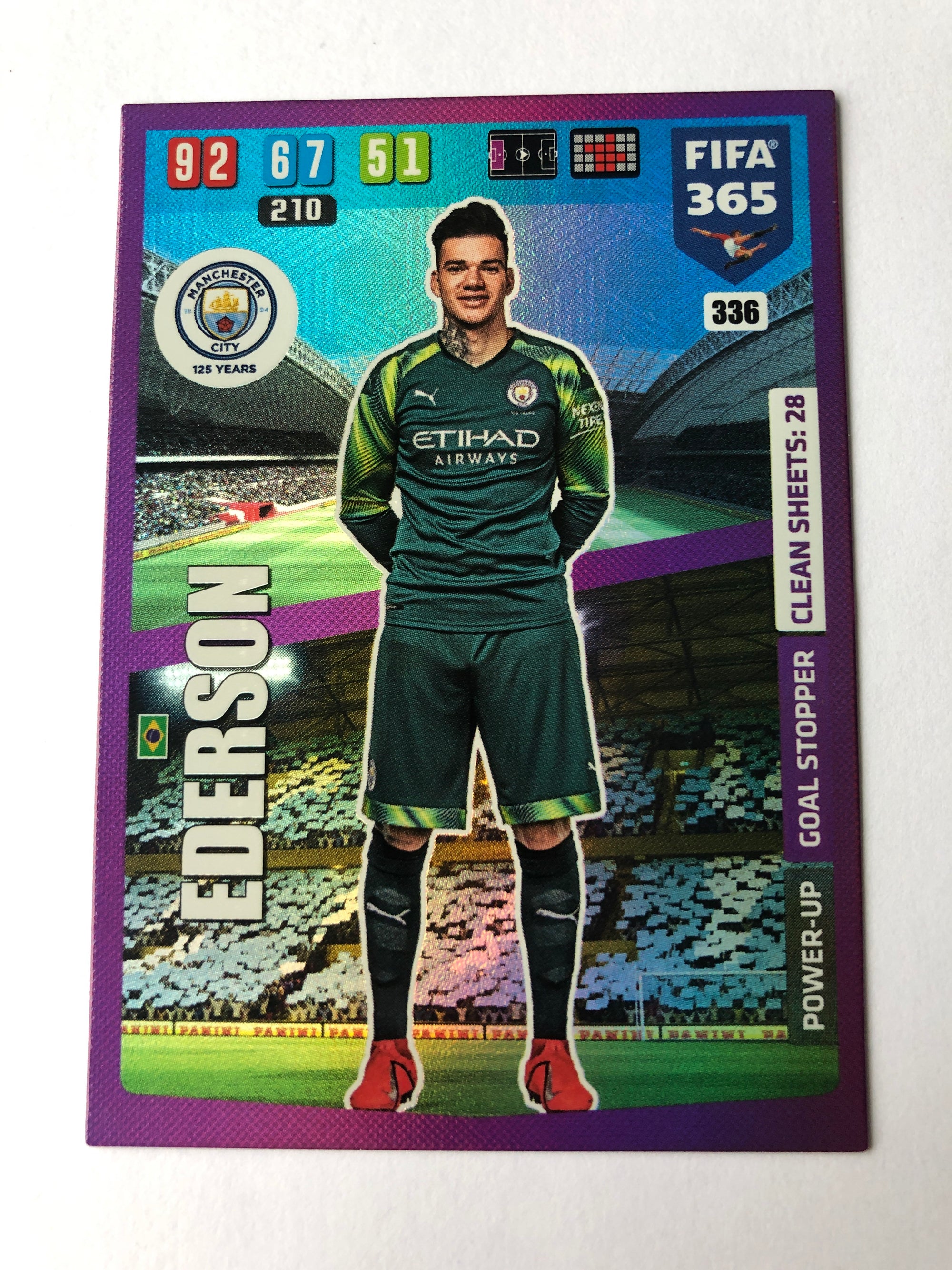336. EDERSON - MANCHESTER CITY - POWER-UP GOAL STOPPER