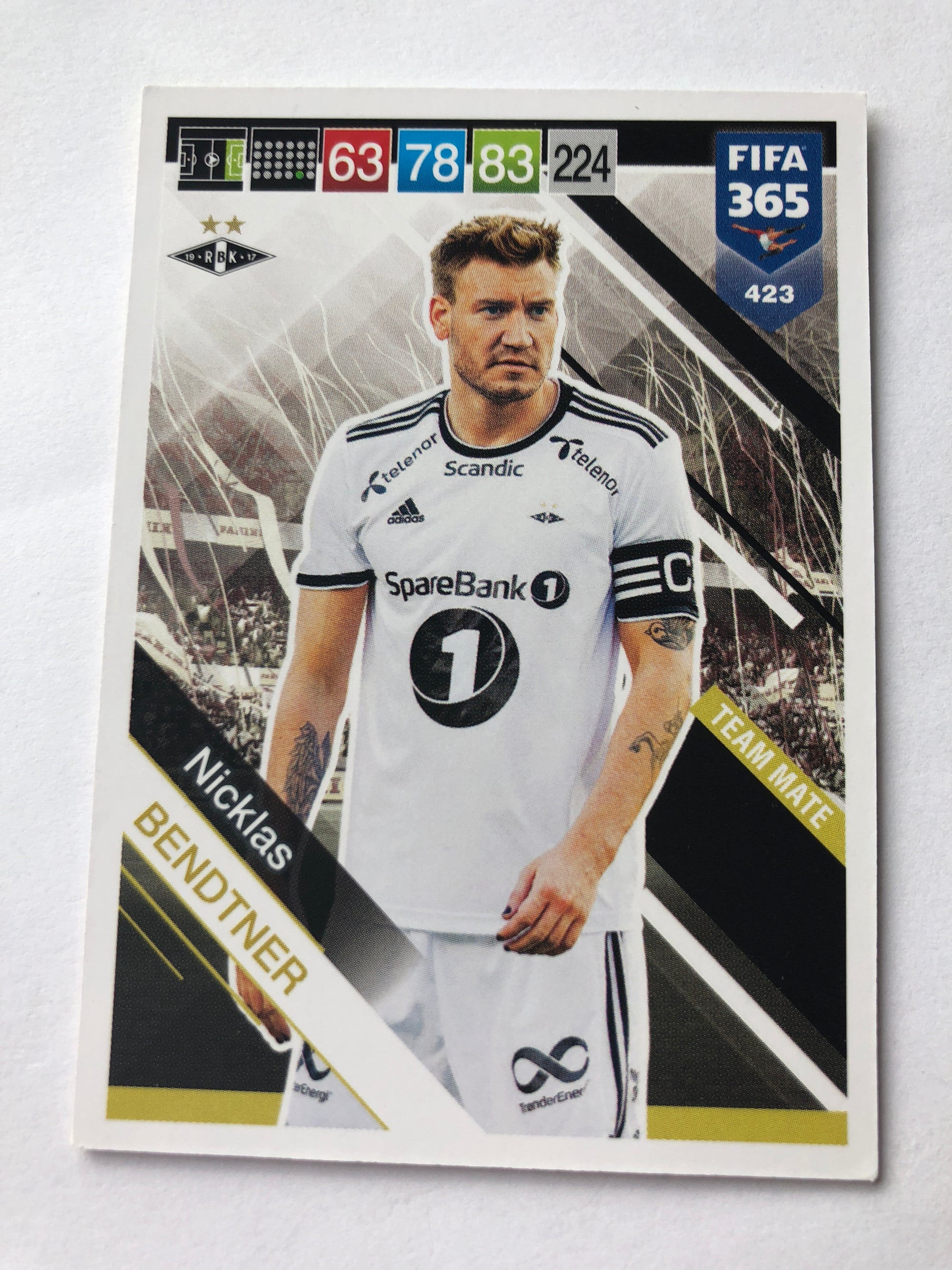 423. NICKLAS BENDTNER - ROSENBORG - TEAM MATE