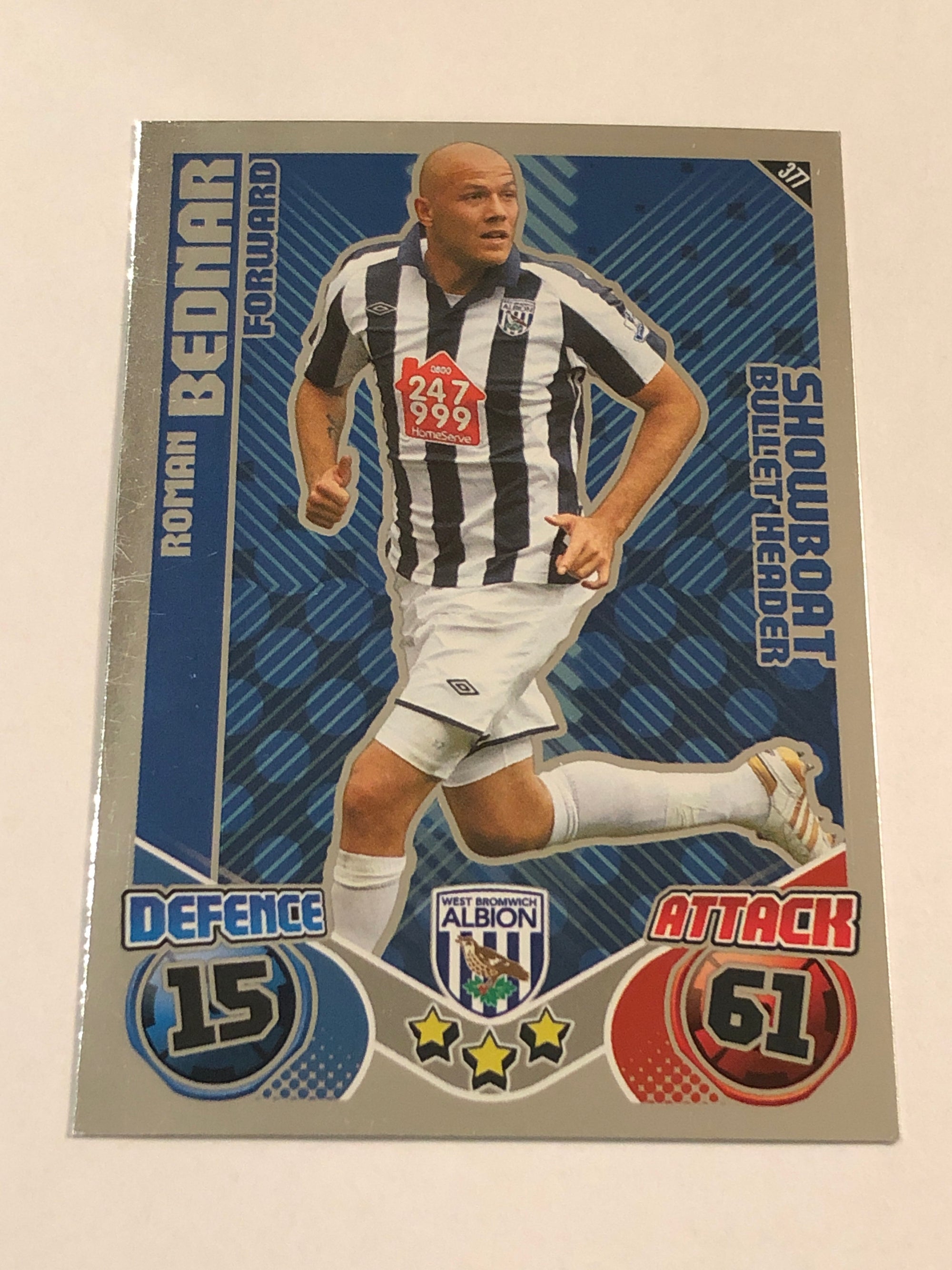 377. ROMAN BEDNAR - WEST BROMWICH ALBION - SHOWBOAT