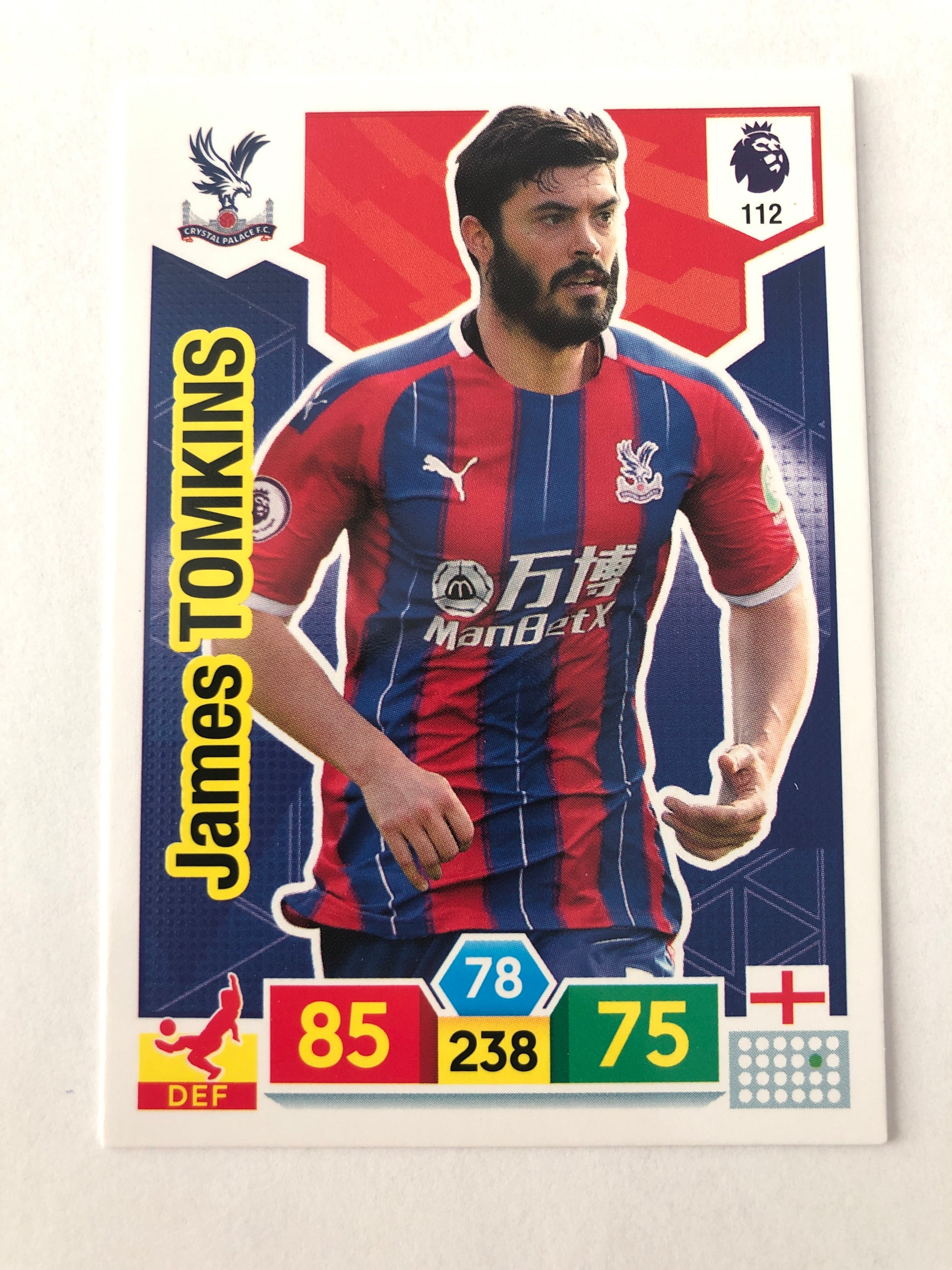 112. JAMES TOMKINS - CRYSTAL PALACE