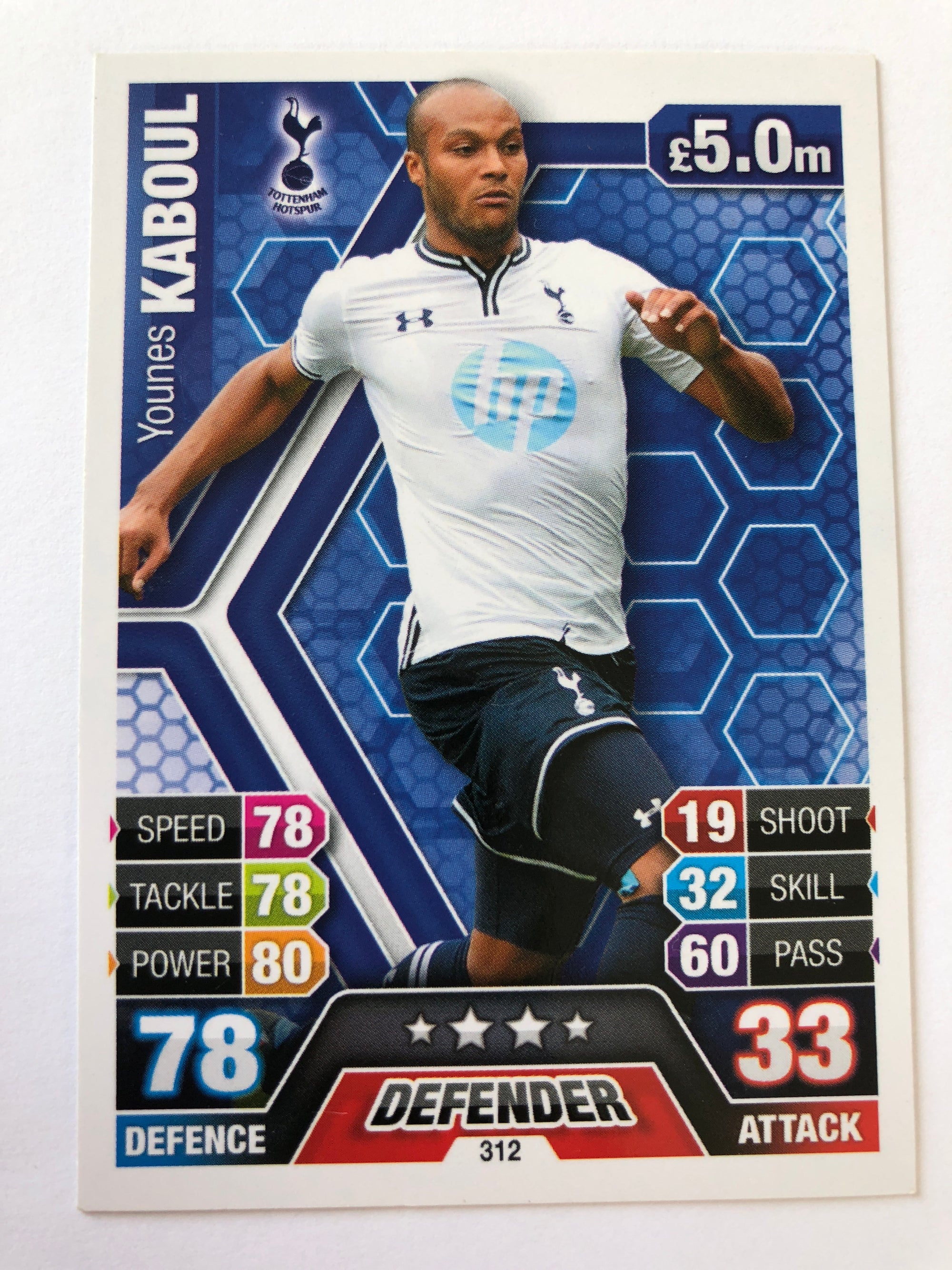 312. YOUNES KABOUL - TOTTENHAM HOTSPUR