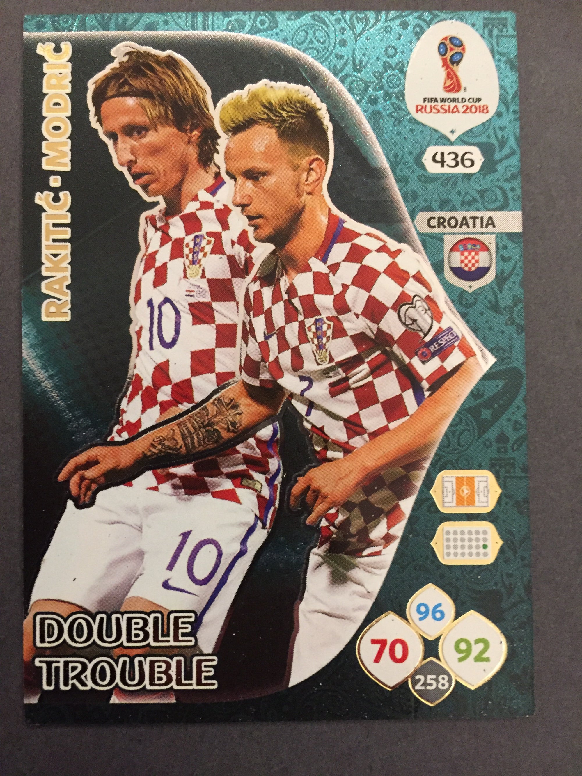 436. RAKITIC-MODRIC - CROATIA - DOUBLE TROUBLE