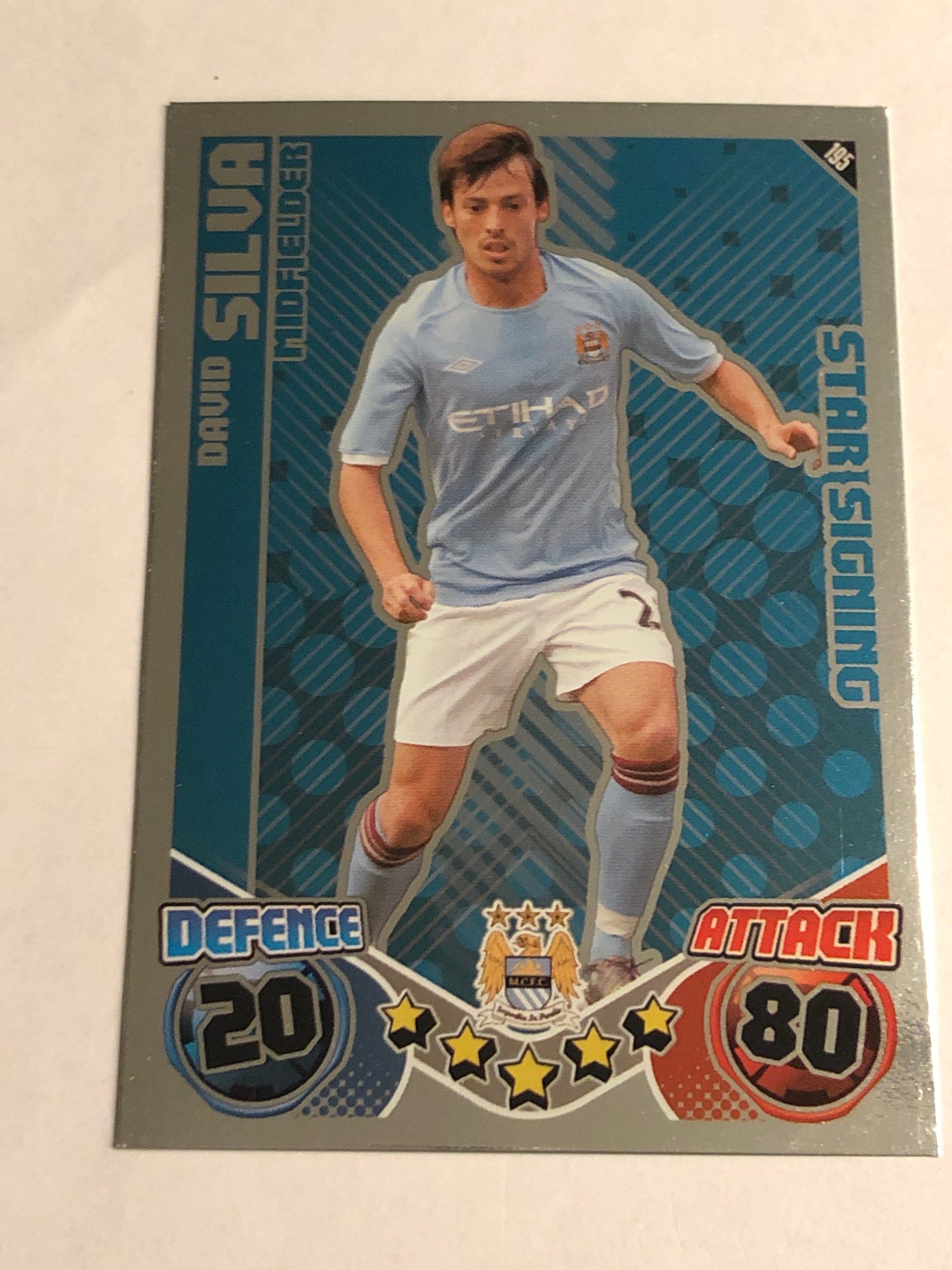 195. DAVID SILVA - MANCHESTER CITY - STAR SIGNING