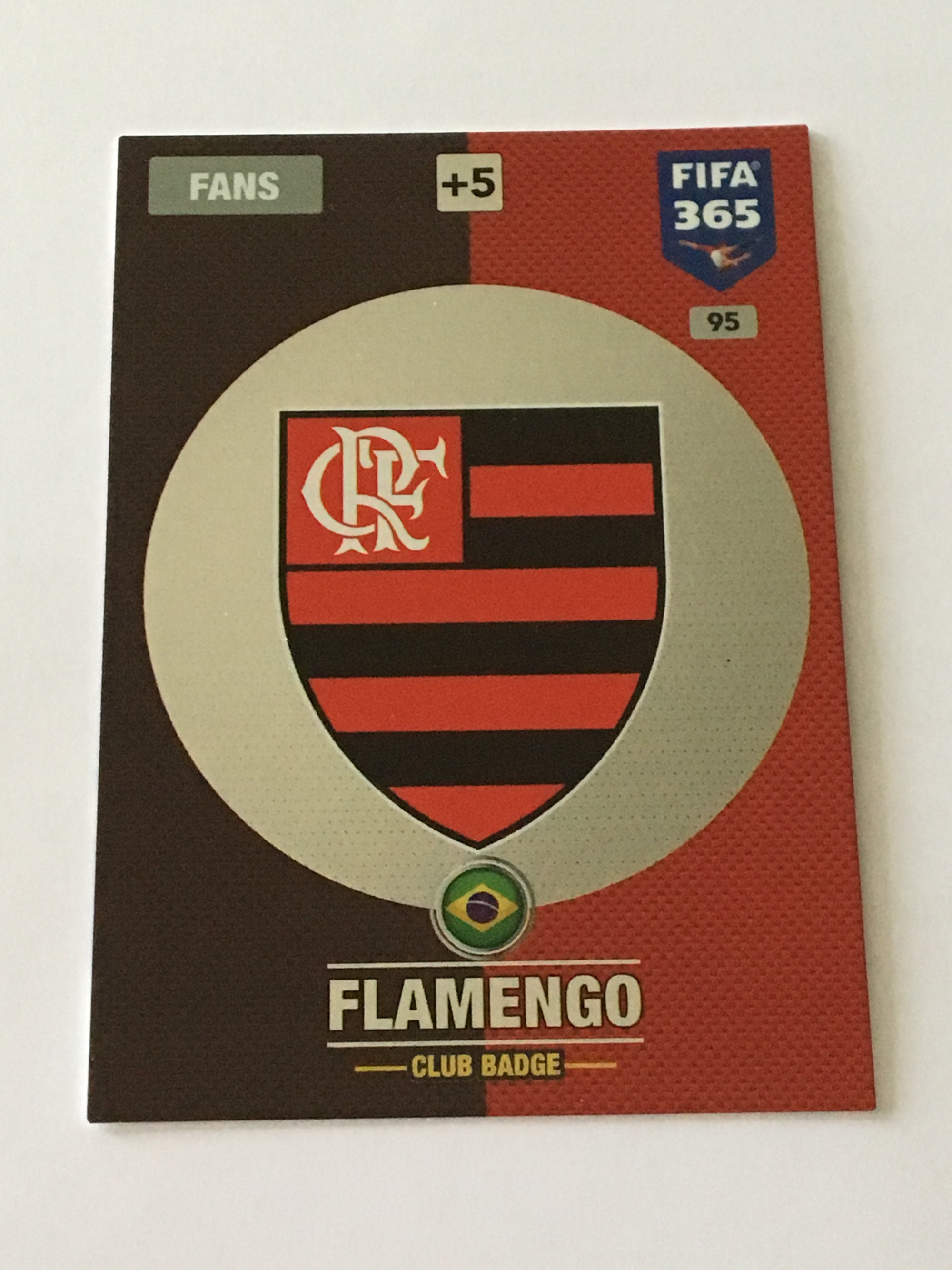 095. FLAMENGO - BRASIL - FANS - CLUB BADGE