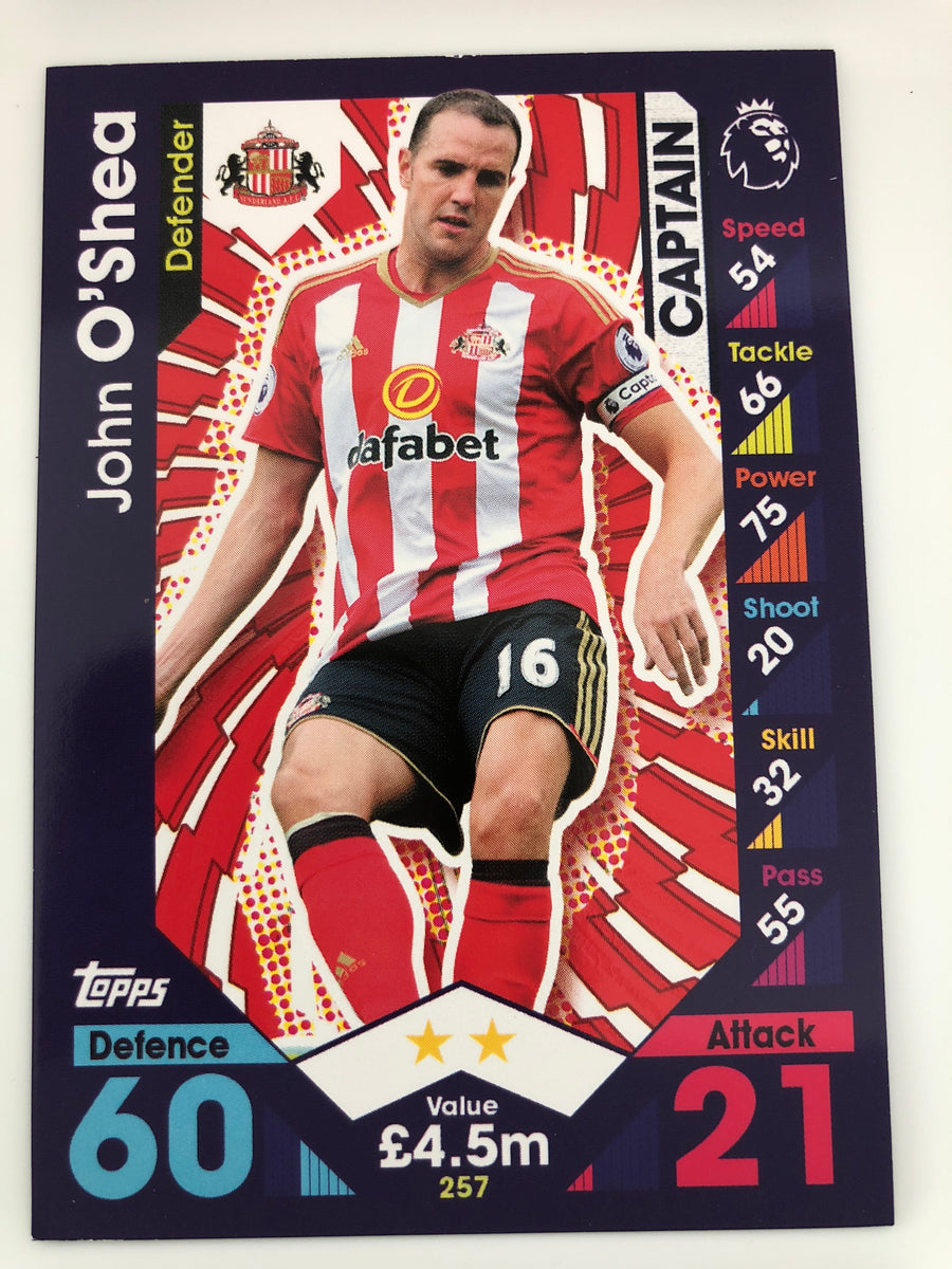 257. JOHN O’SHEA - SUNDERLAND