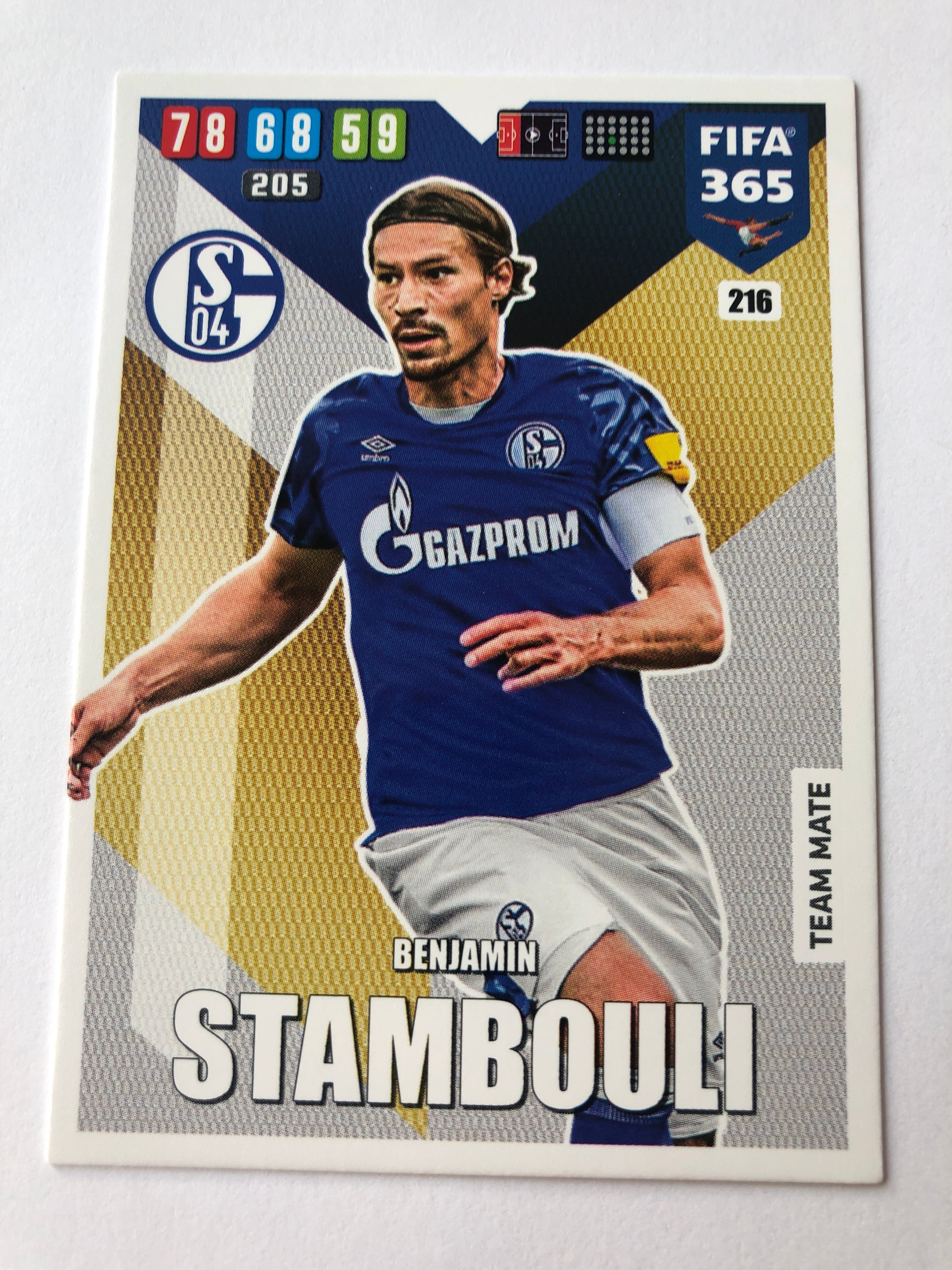 216. BENJAMIN STAMBOULI - SCHALKE 04 - TEAM MATE
