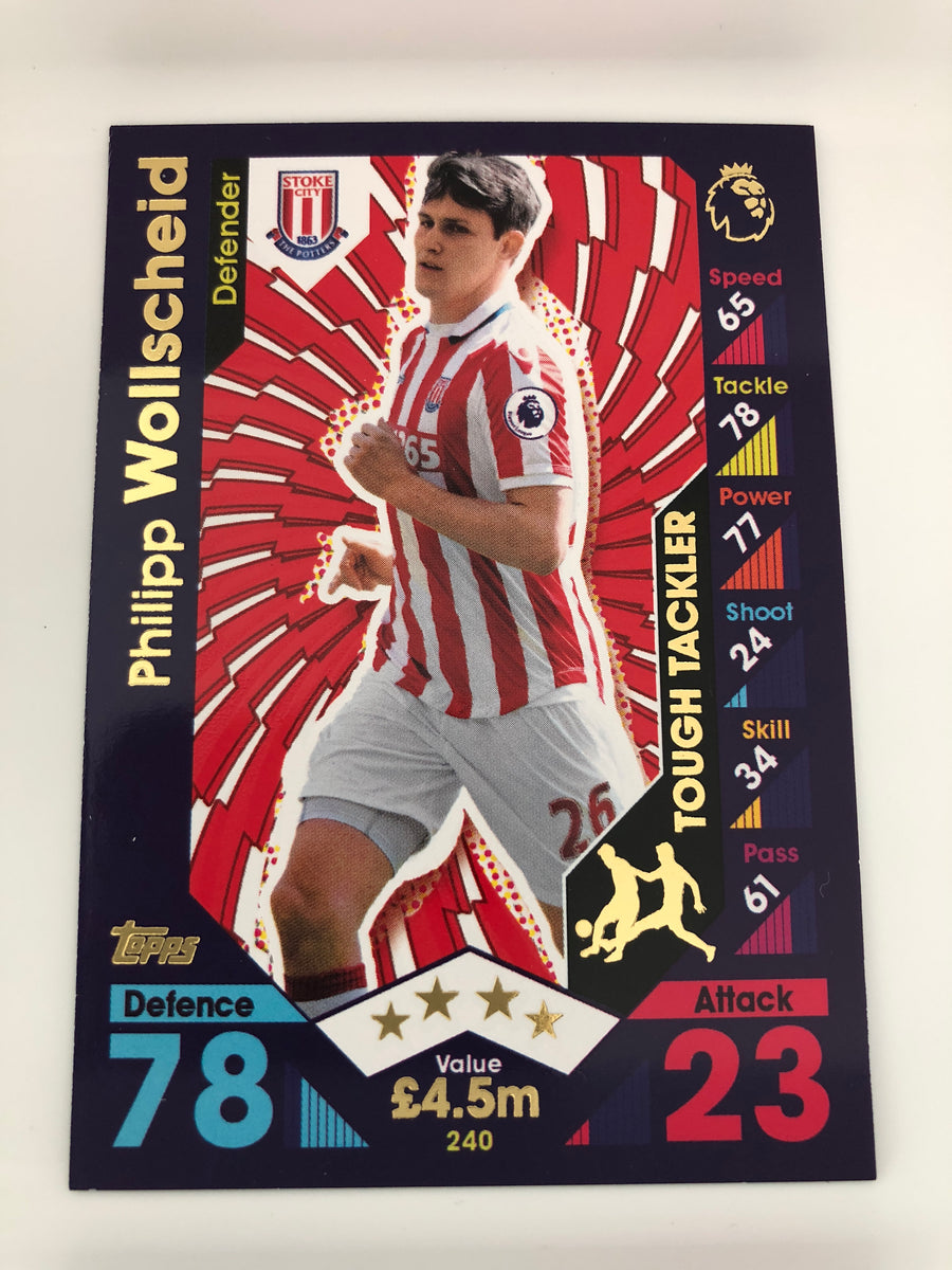 240. PHILIPP WOLLSCHEID - STOKE CITY - TOUGH TAKLER