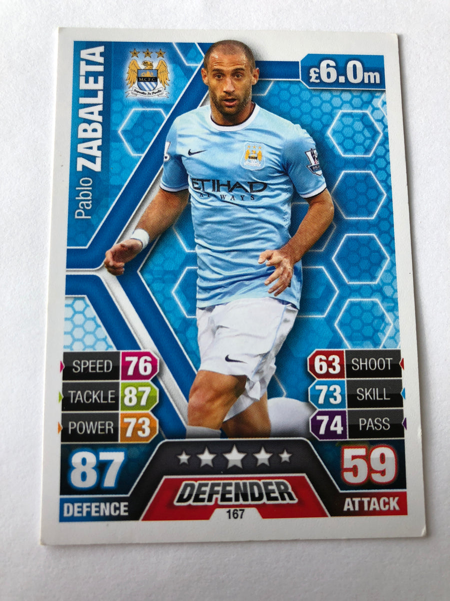 167. PABLO ZABALETA - MANCHESTER CITY