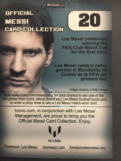 020. OFFICIAL MESSI CARD COLLECTION