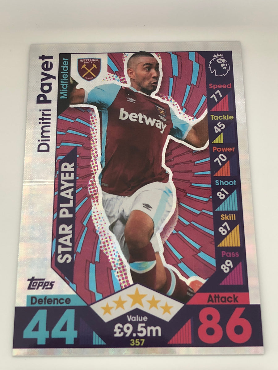 357. DIMITRI PAYET - WEST HAM UNITED - STAR PLAYER