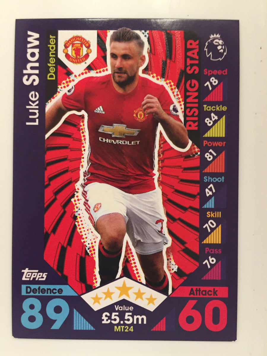 MT 24. LUKE SHAW - MANCHESTER UNITED - RISING STAR