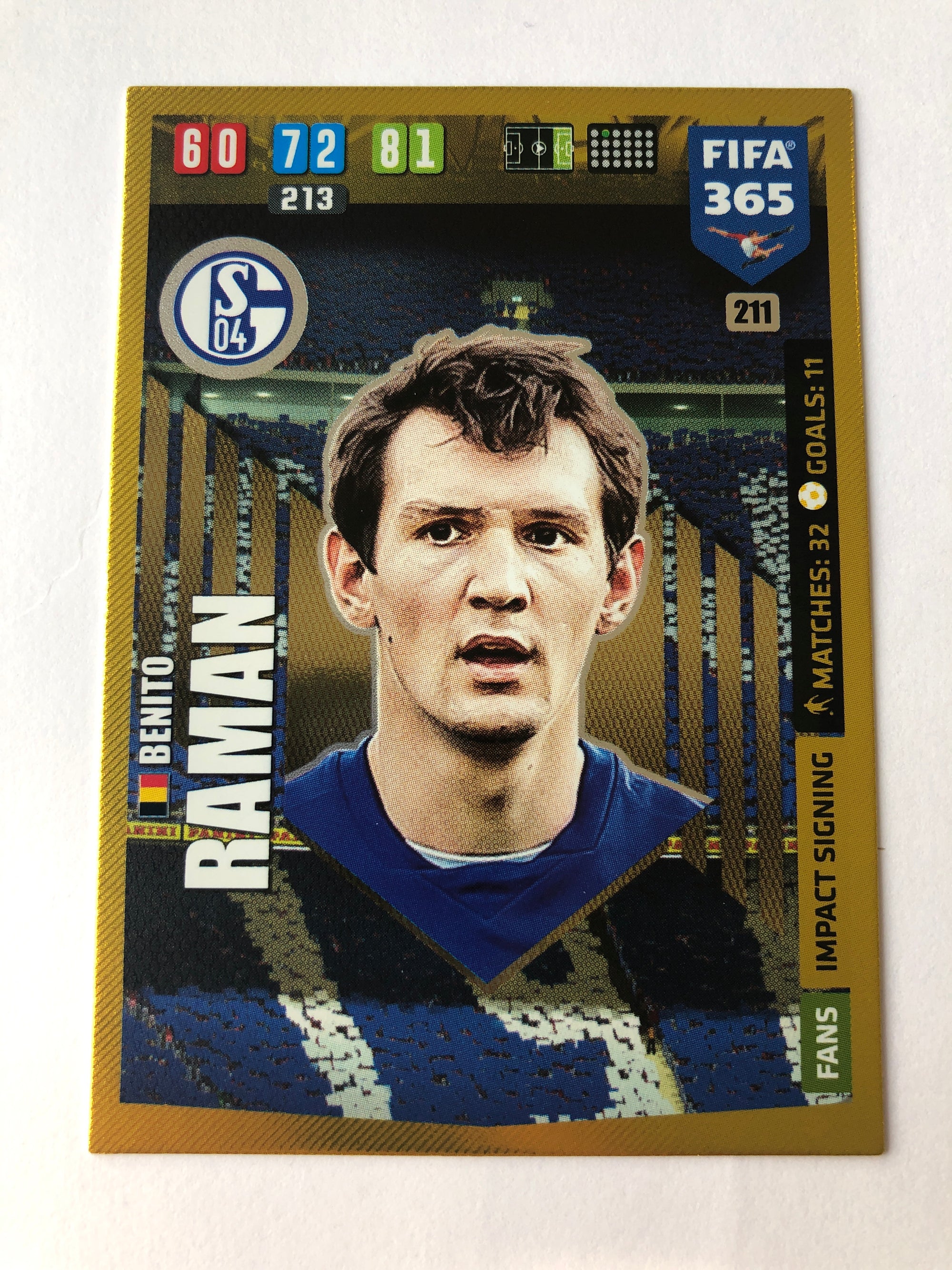 211. BENITO RAMAN - SCHALKE 04 - FANS IMPACT SIGNING