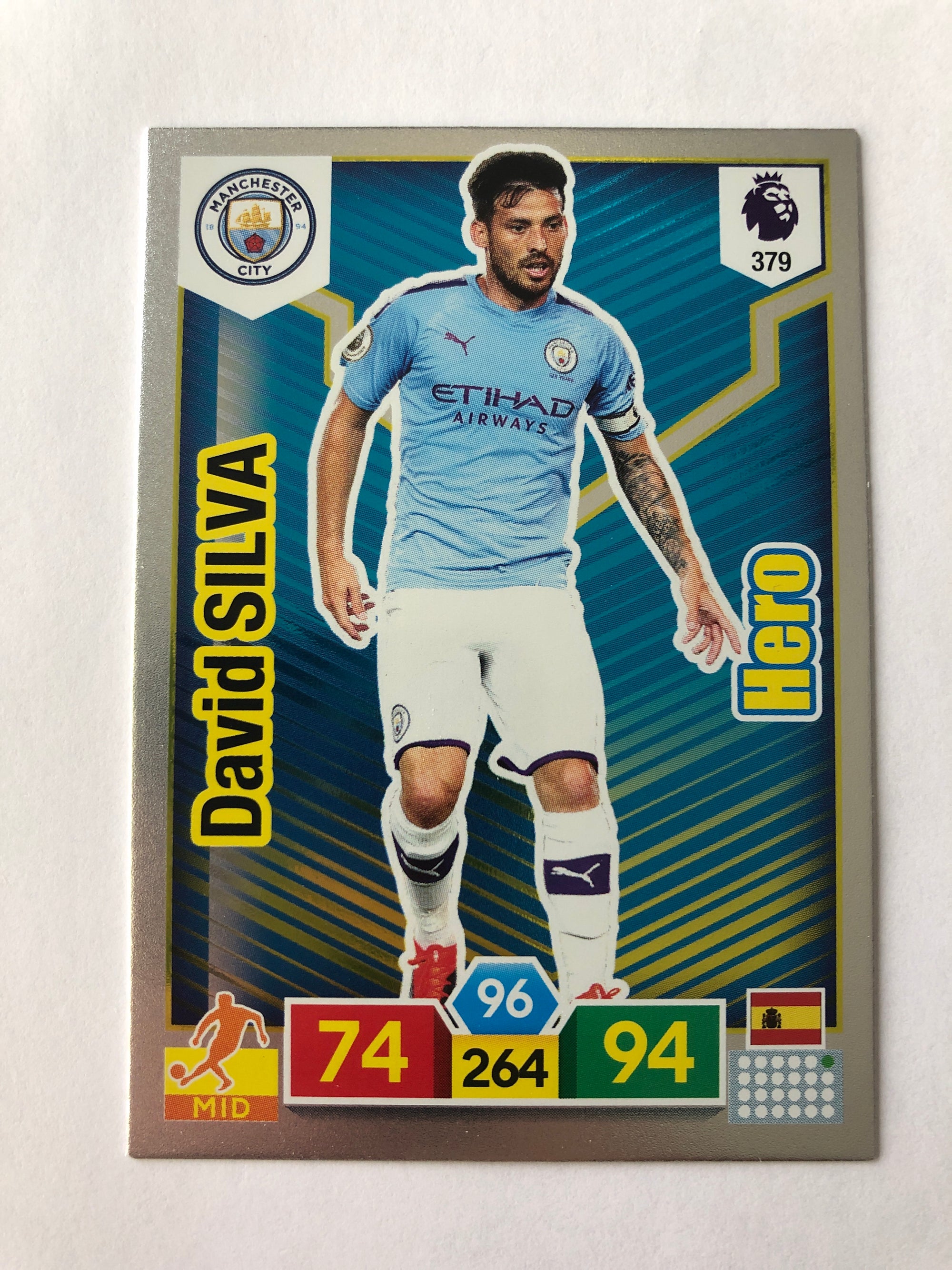 379. DAVID SILVA - MANCHESTER CITY - HERO