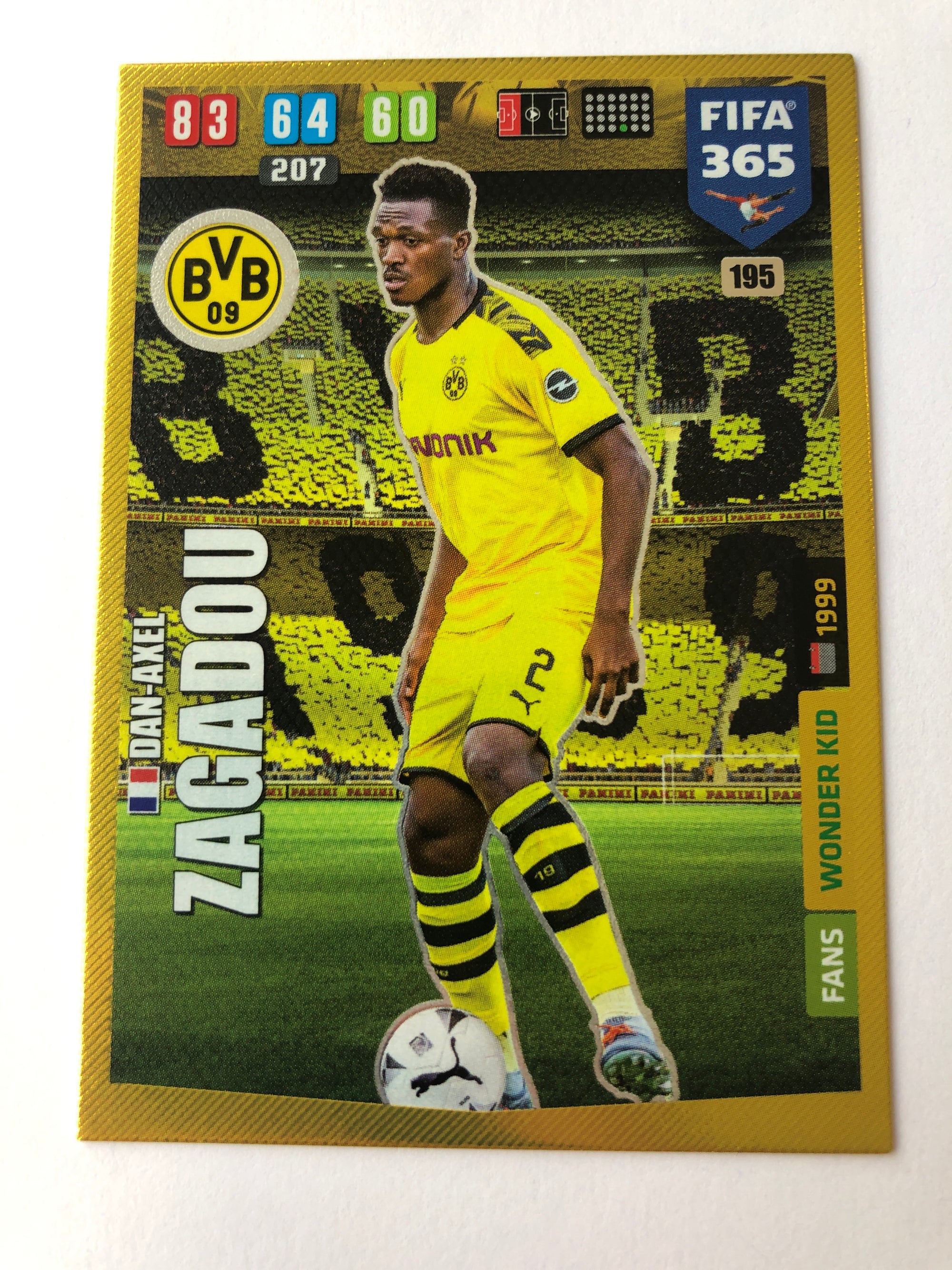 195. DAN-AXEL ZAGADOU - BORUSSIA DORTMUND - FANS WONDER KID
