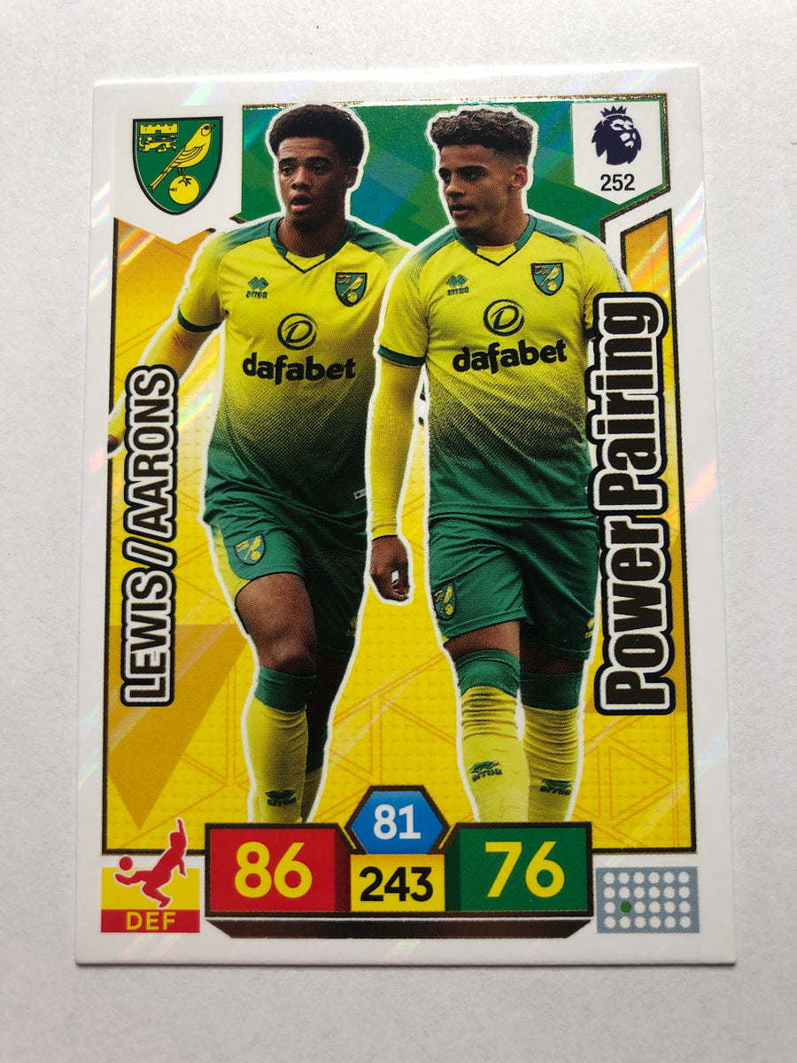 252. LEWIS/AARONS - NORWICH CITY - POWER PAIRING
