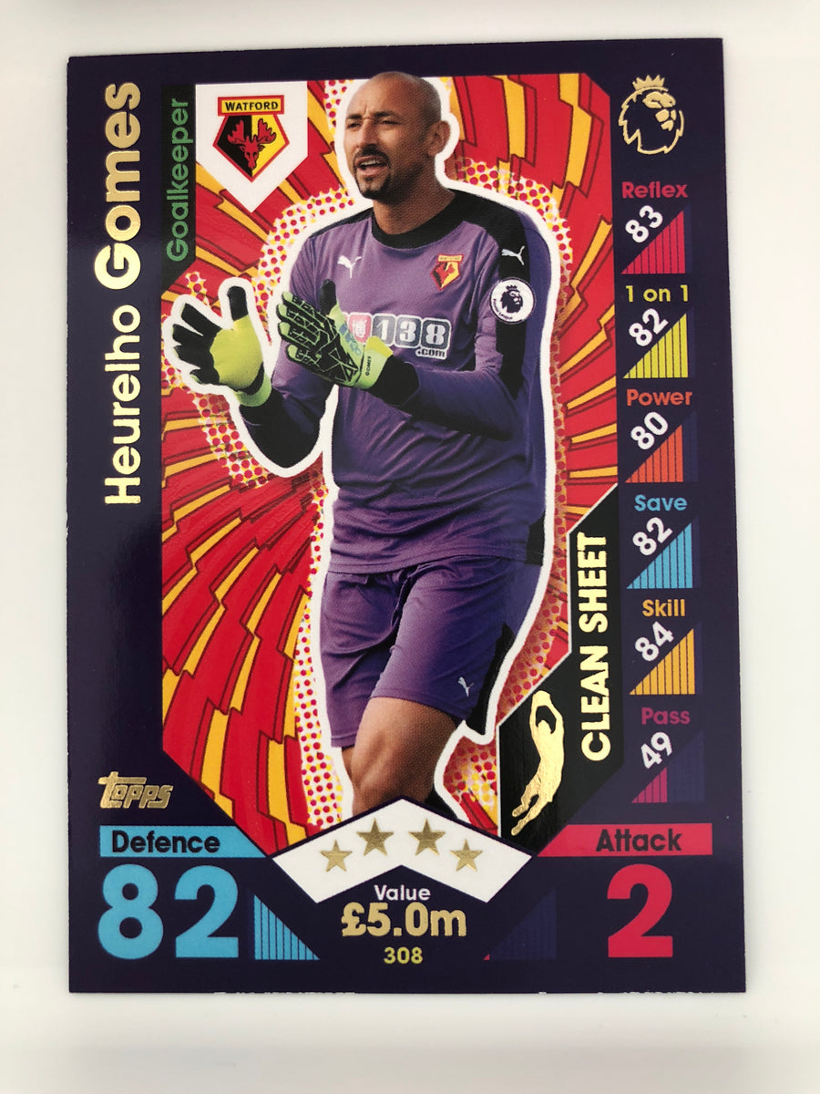 308. HEURELHO GOMES - WATFORD - CLEAN SHEET