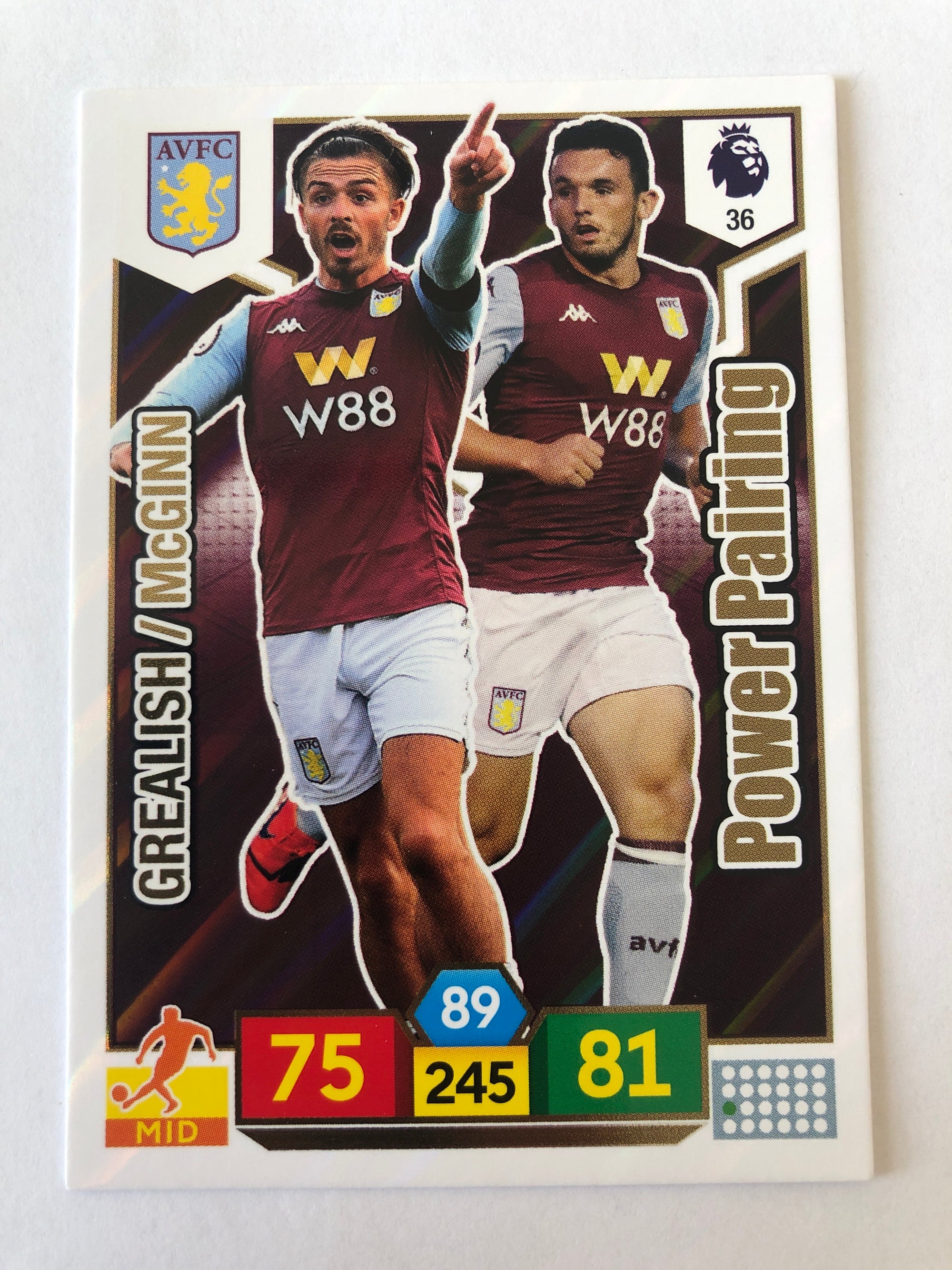 036. GREALISH / MCGINN - ASTON VILLA - POWER PAIRING