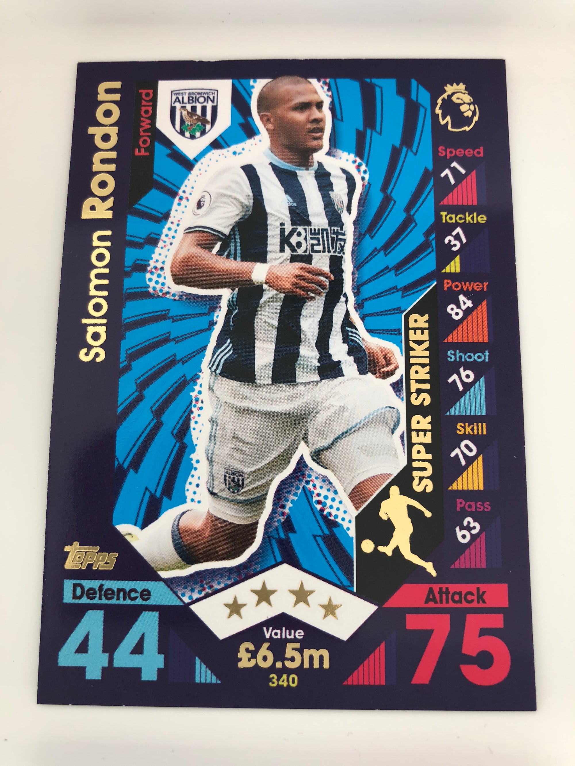 340. SALOMON RONDON - WEST BROMWICH ALBION - SUPER STRIKER