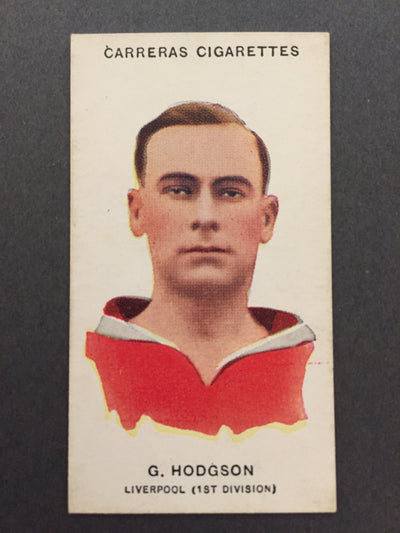 1934 - 060. G. HOODGSON - LIVERPOOL - CARRERAS