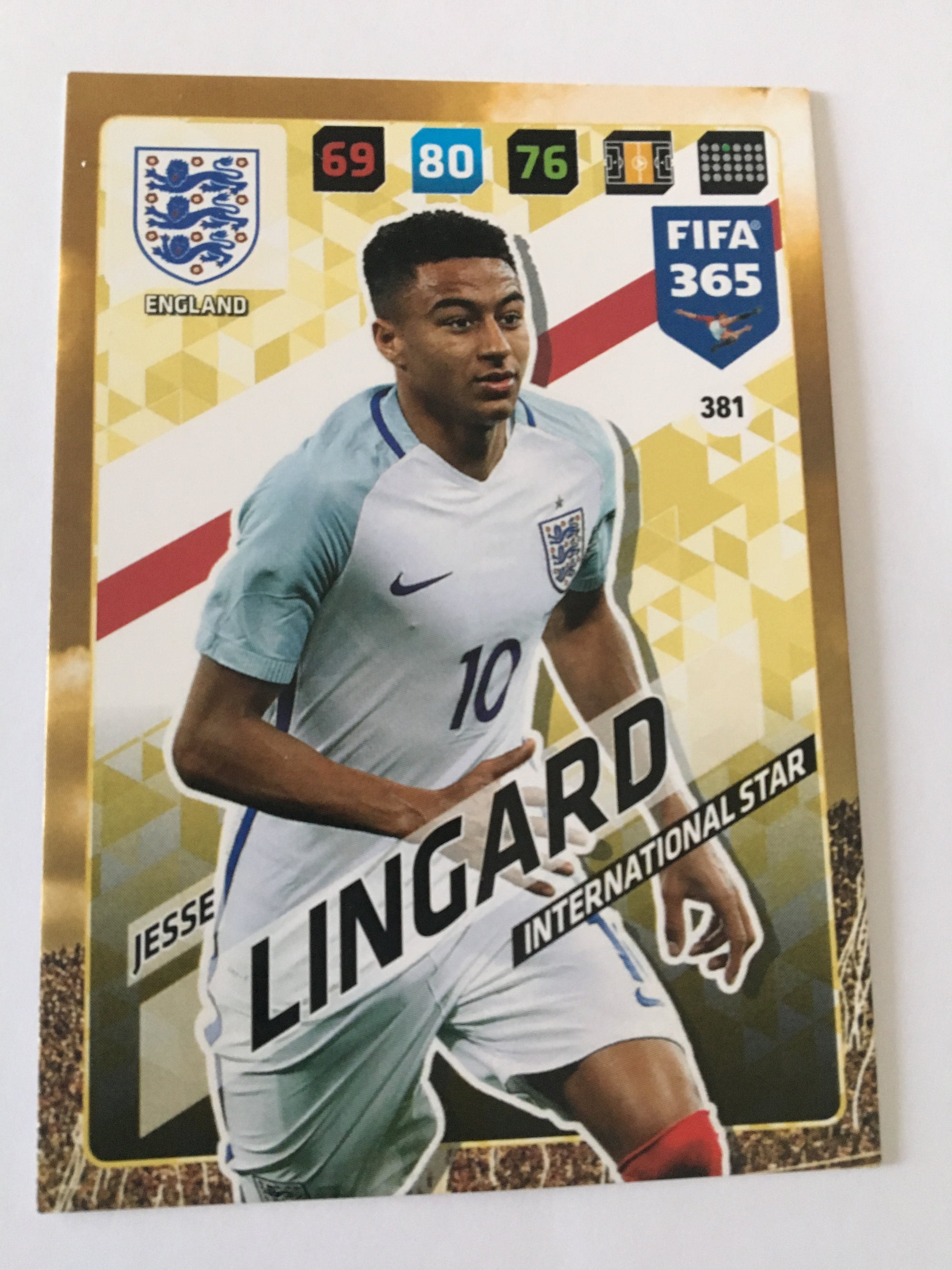 381. JESSE LINGARD - ENGLAND - INTERNATIONAL STAR