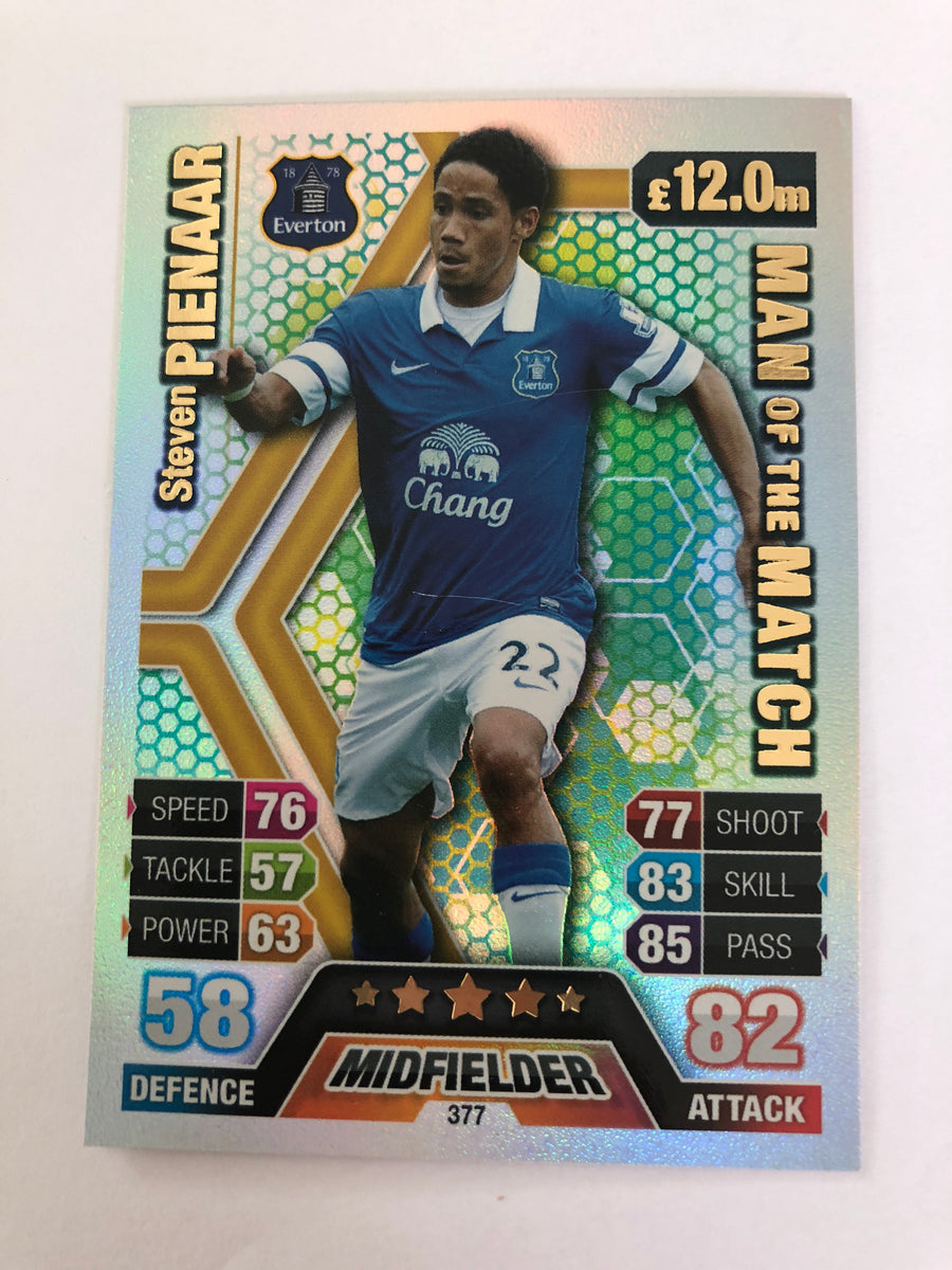 377. STEVEN PIENAAR - EVERTON - MAN OF THE MATCH