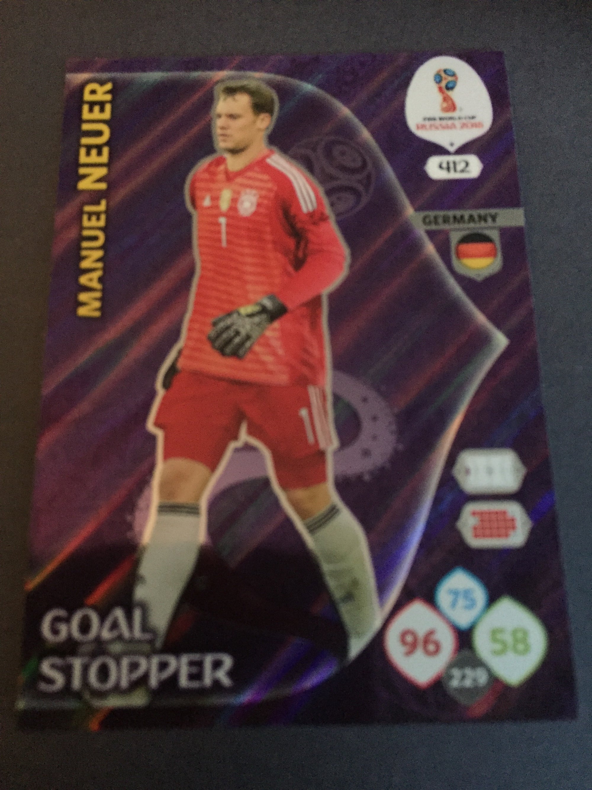 412. MANUEL NEUER - GERMANY - GOAL STOPPER