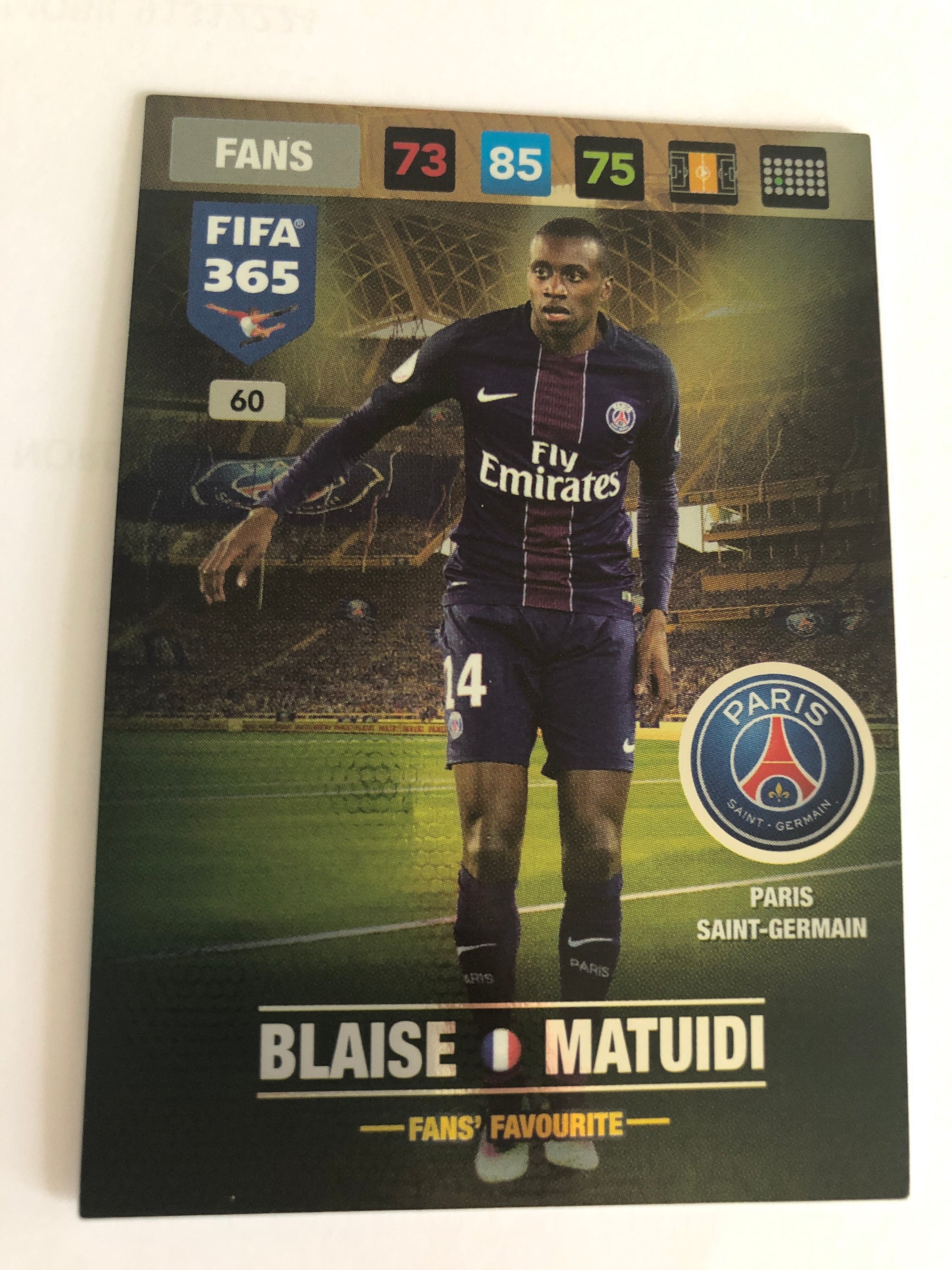 060. BLAISE MATUIDI - PARIS SAINT-GERMAIN - FANS - FANS’ FAVOURITE