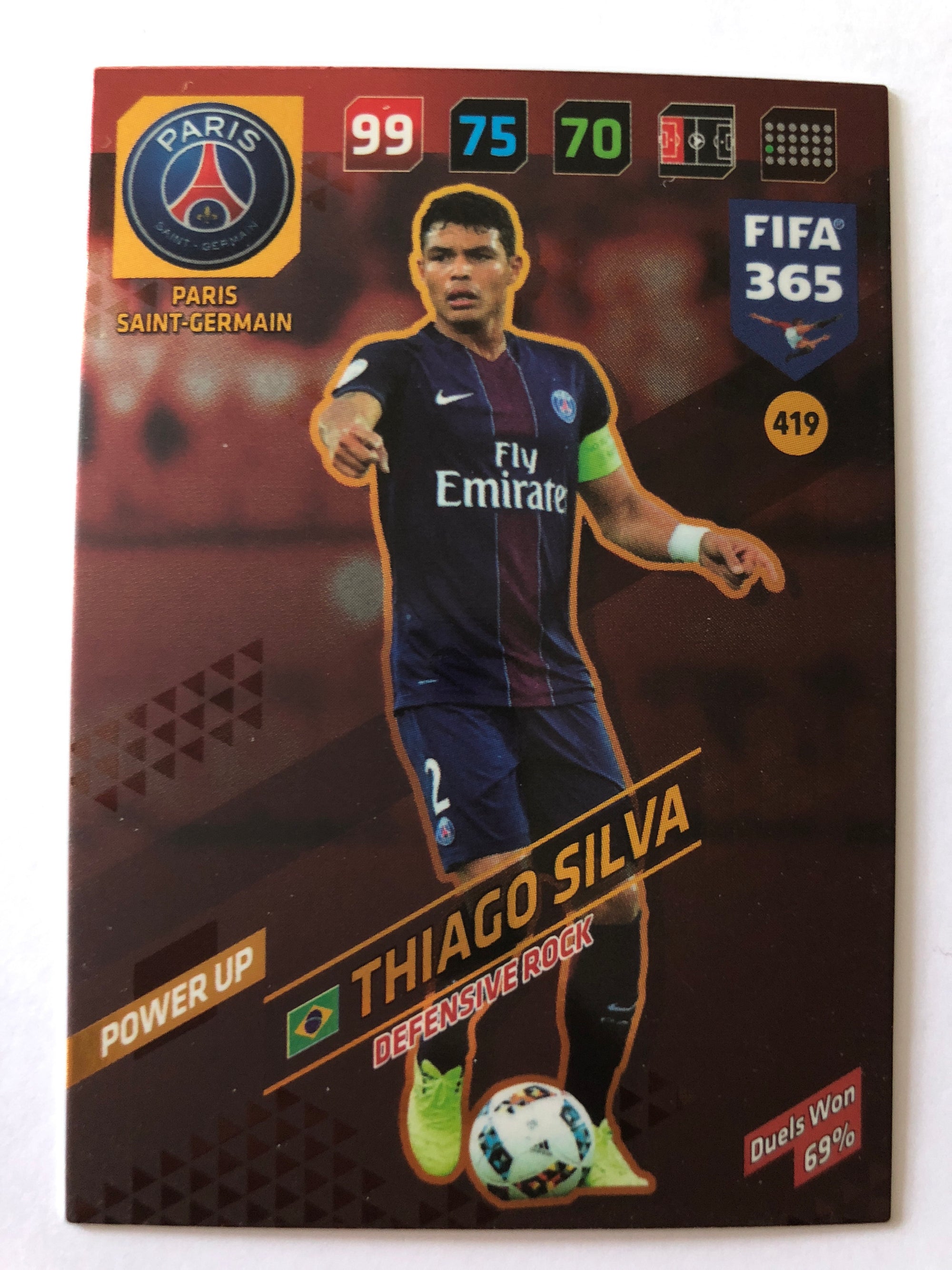 419. THIAGO SILVA - PARIS SAINT-GERMAIN - POWER UP - DEFENSIVE ROCK