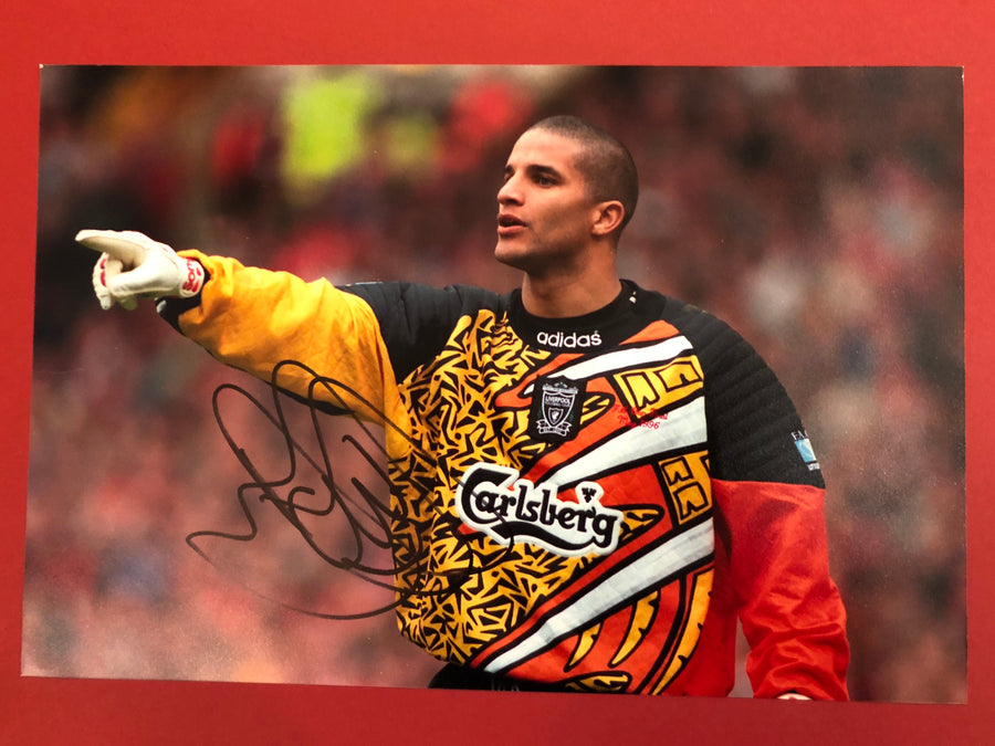 LIVERPOOL - DAVID JAMES - SIGNERT BILDE MED EKTEHETSBEVIS/COA