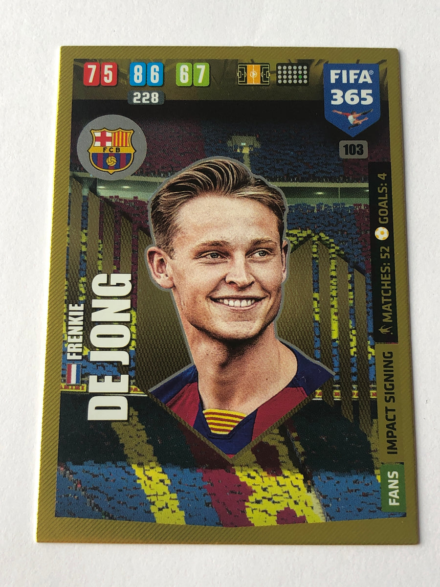 103. FRENKIE DE JONG - BARCELONA - FANS IMPACT SIGNING