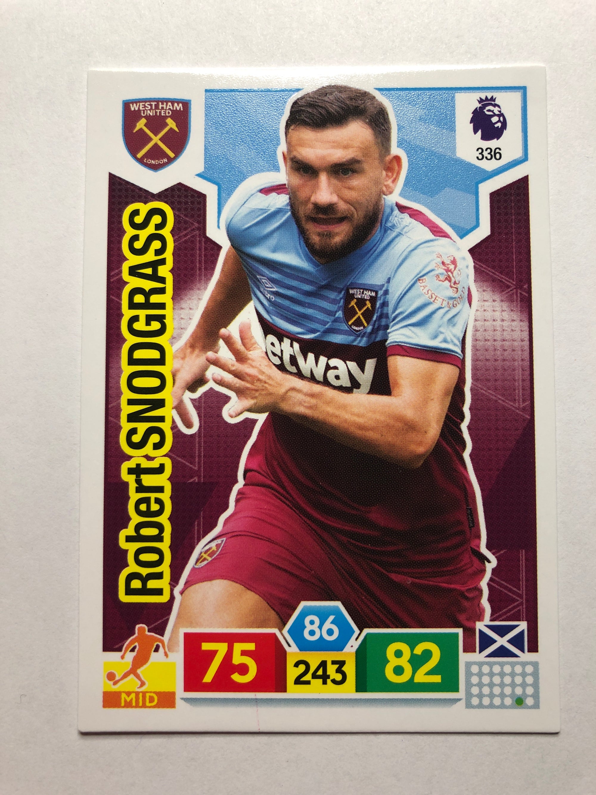 336. ROBERT SNODGRASS - WEST HAM
