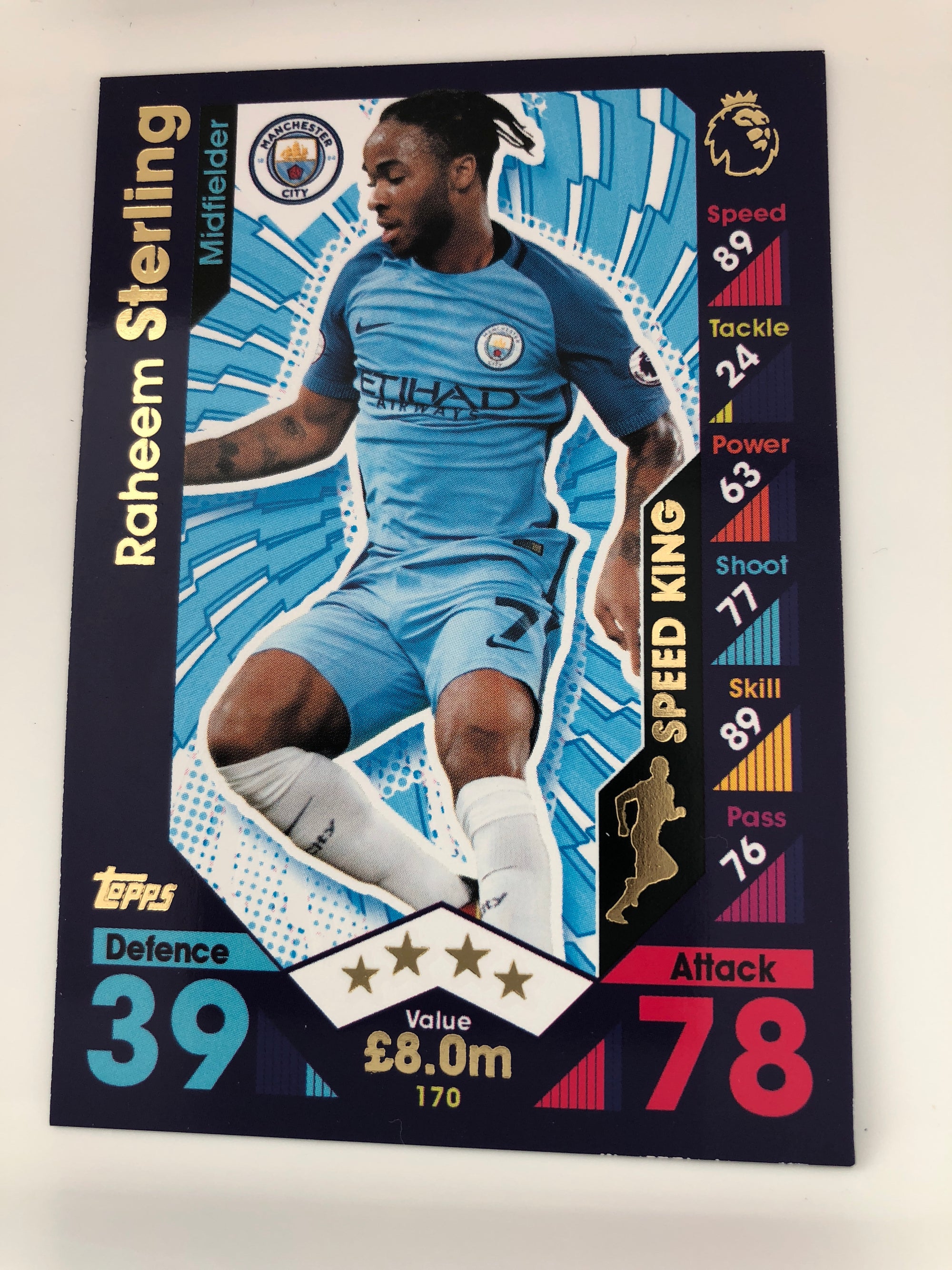 170. RAHEEM STERLING - MANCHESTER CITY - SPEED KING