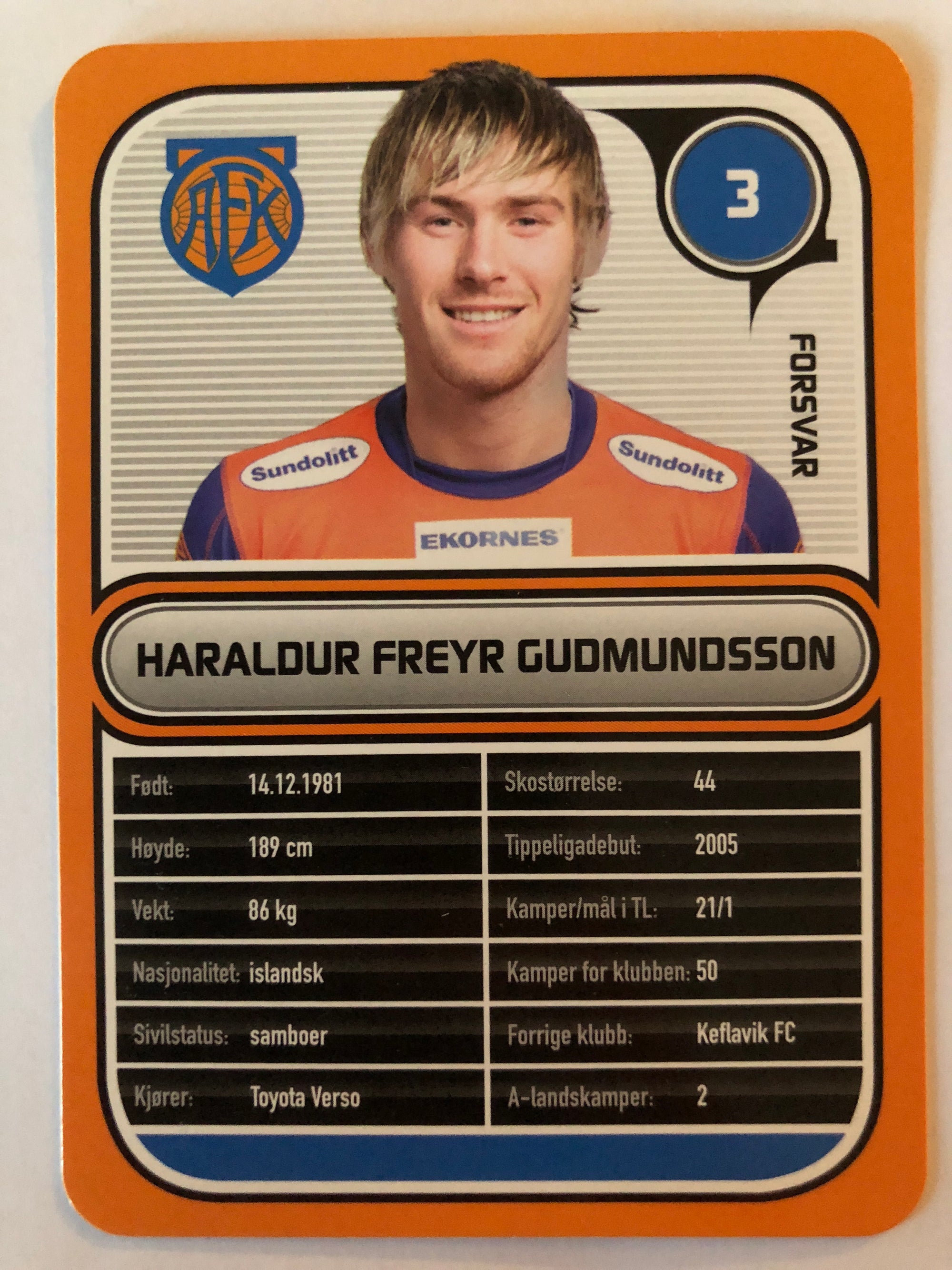 AALESUND 003. HARALDUR FREYR GUDMUNDSSON