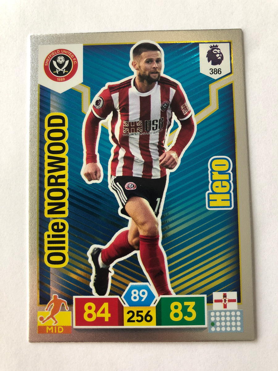 386. OLLIE NORWOOD - SHEFFIELD UNITED - HERO