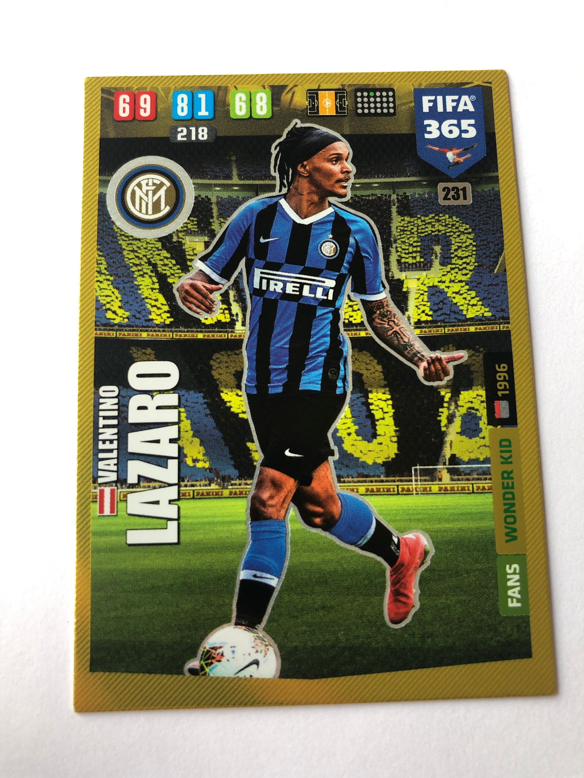 231. VALENTINO LAZARO - INTER - FANS WONDER KID