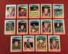 000. BURNLEY - KOMPLETT SETT MED FOTBALLKORT FRA TOPPS 1976/77