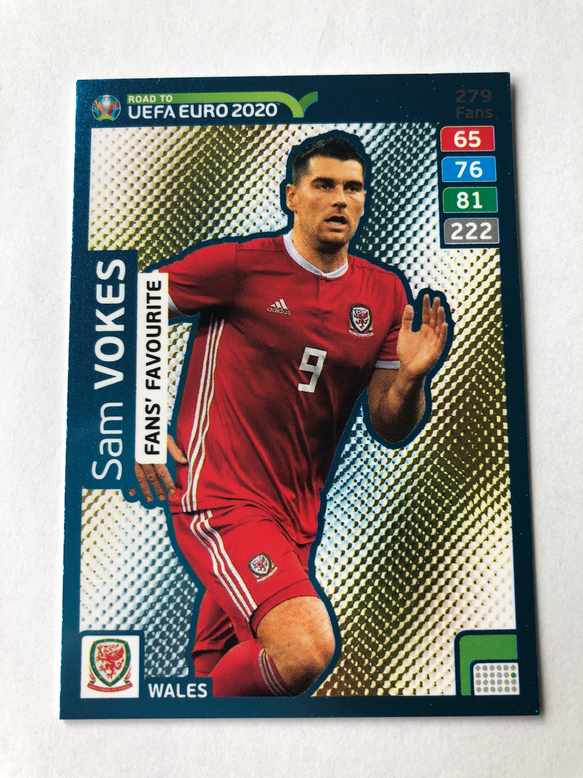 279. SAM VOKES - WALES - FANS FAVOURITE