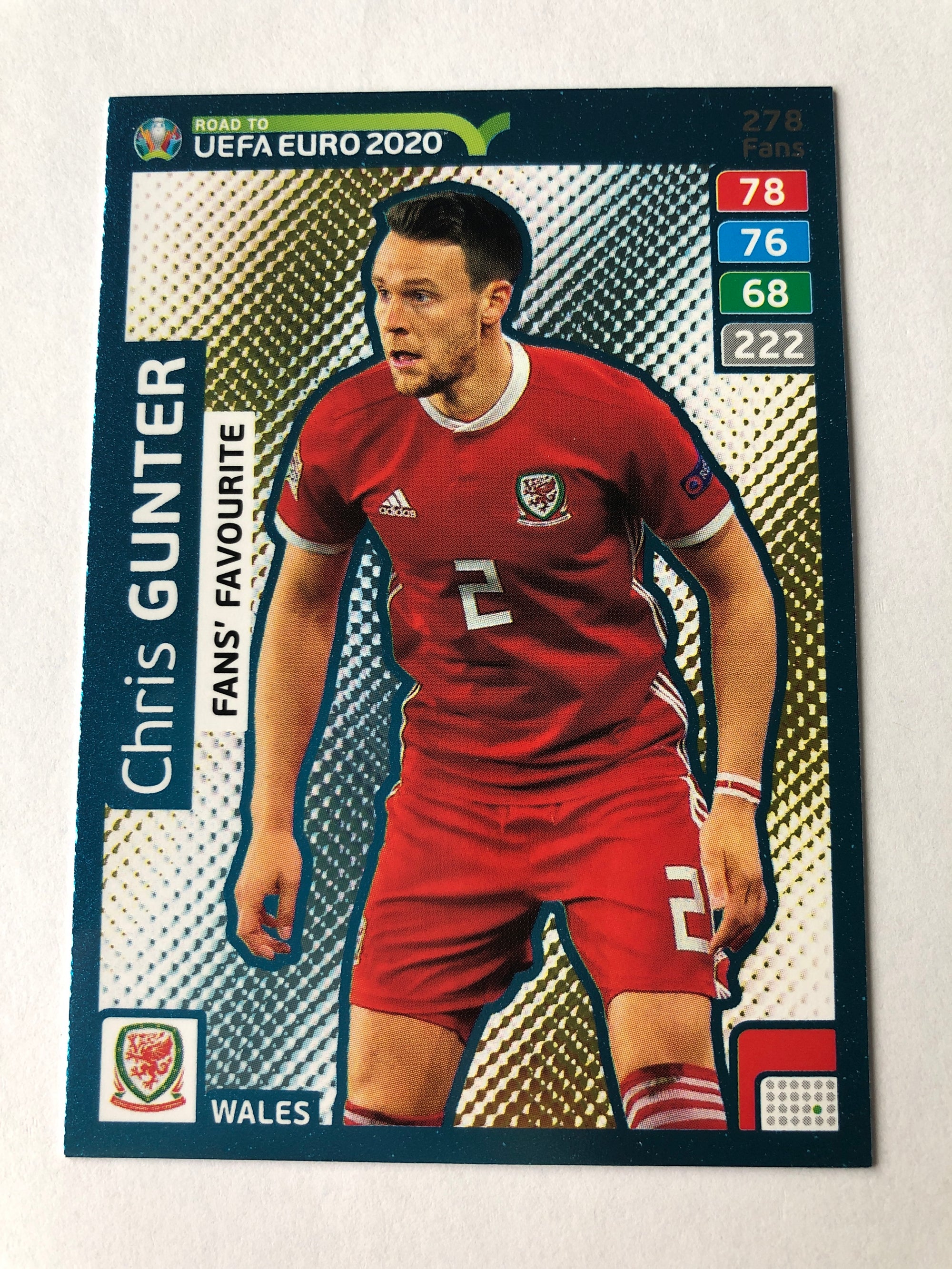 278. CHRIS GUNTER - WALES - FANS FAVOURITE