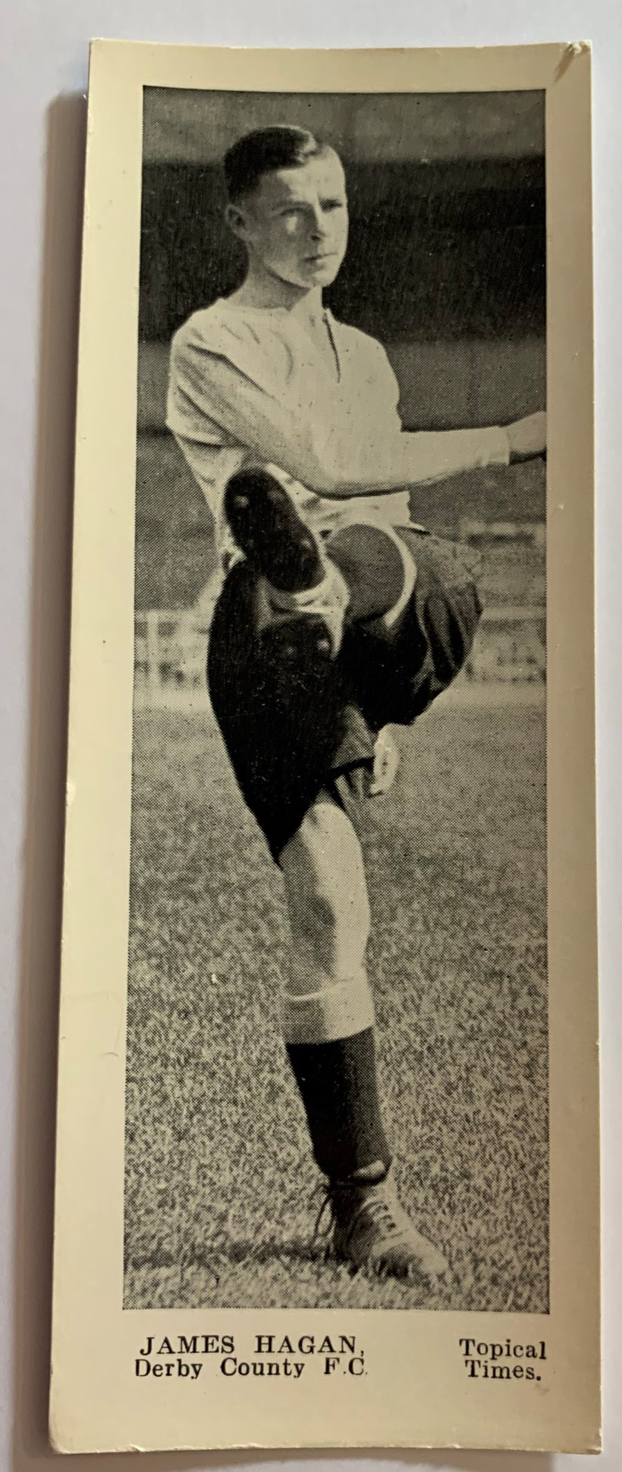 JAMES HAGAN - DERBY COUNTY - TOPICAL TIMES 1937
