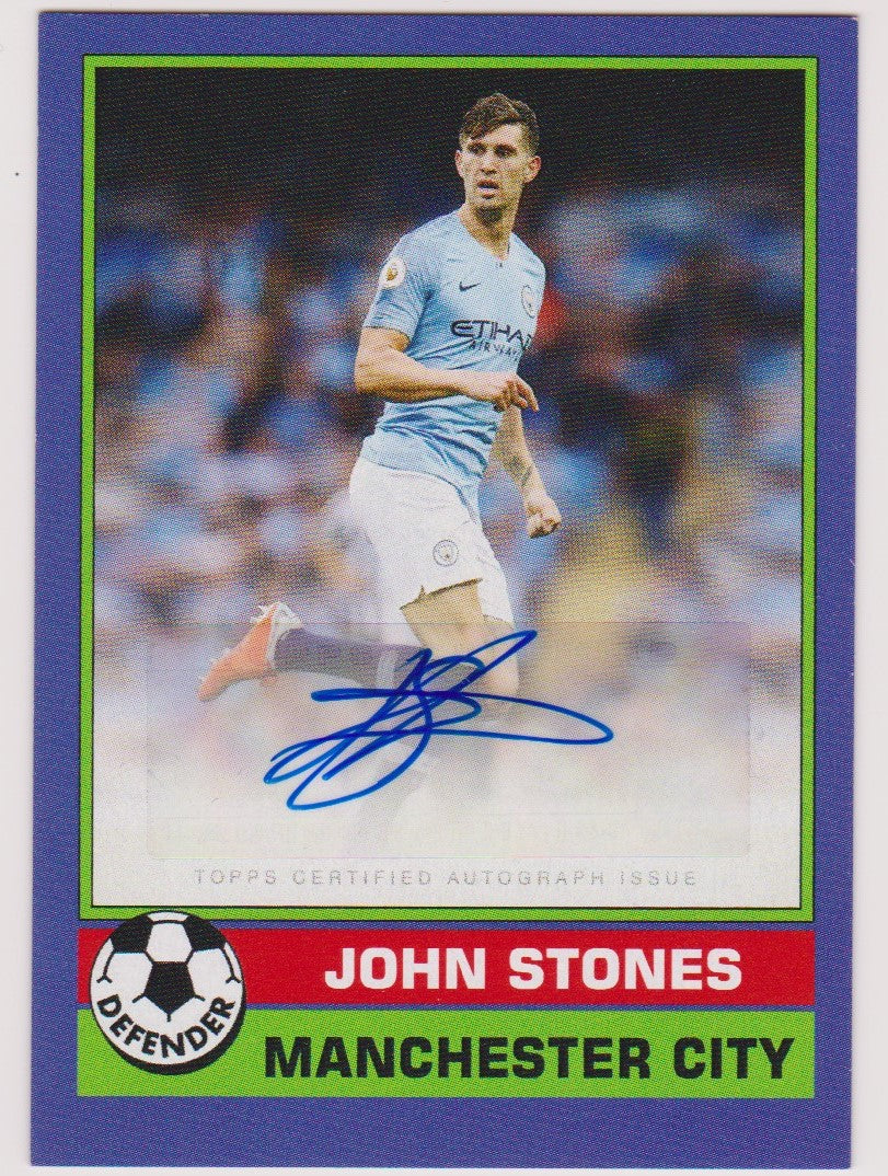 029A-A. JOHN STONES - MANCHESTER CITY - AUTOGRAPH