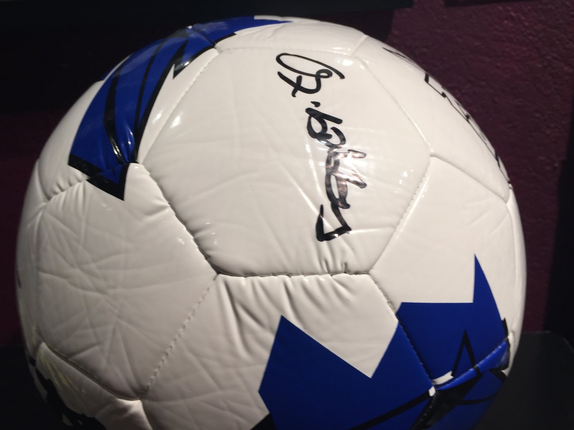 LEEDS - TEAM SIGNERT LEEDS UNITED BALL FRA SESONGEN 2018/19 - MED EKTEHETSBEVIS/COA