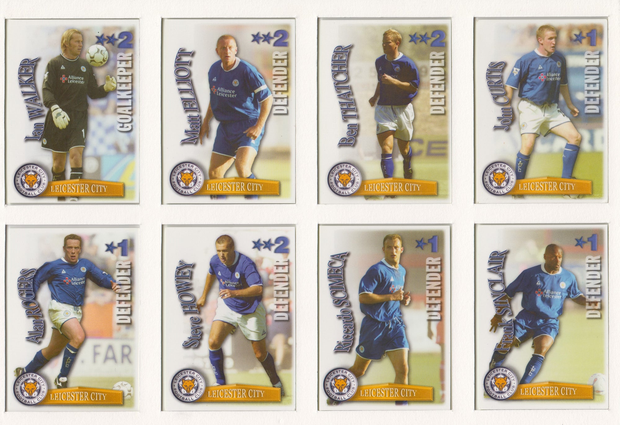 000. LEICESTER CITY - KOMPLETT SETT MED SHOOT OUT PREMIER LEAGUE 2003/04