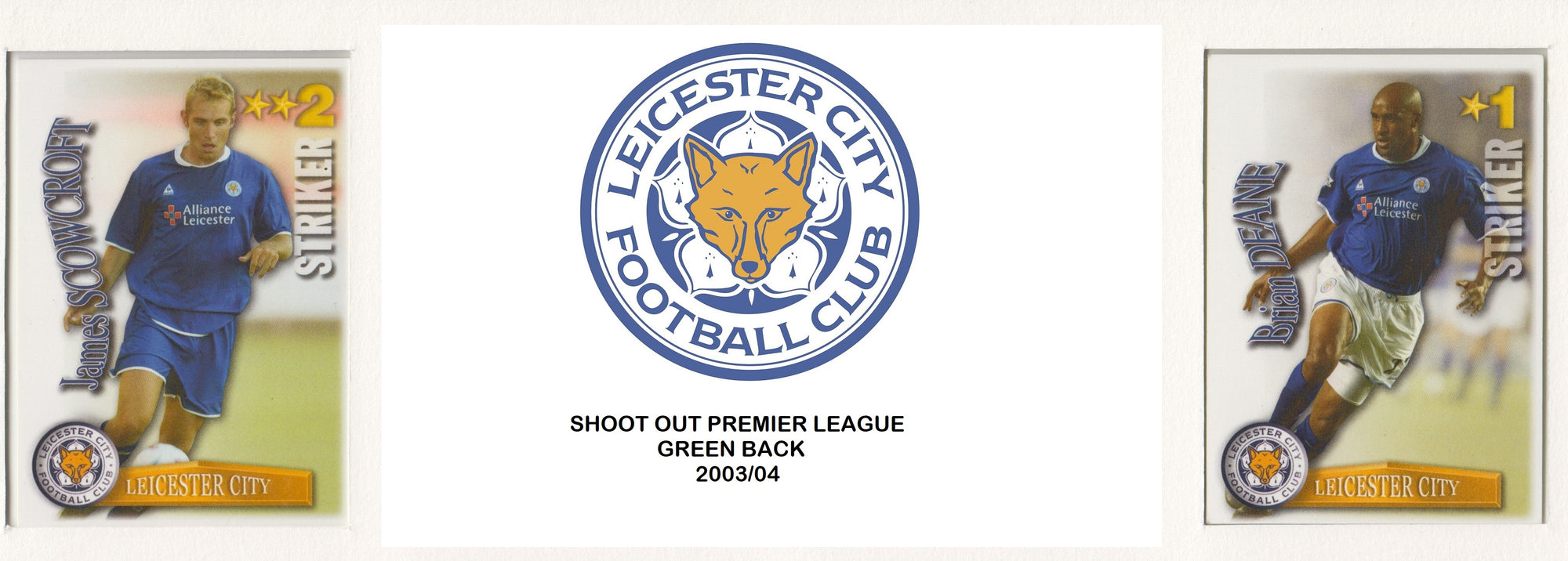 000. LEICESTER CITY - KOMPLETT SETT MED SHOOT OUT PREMIER LEAGUE 2003/04