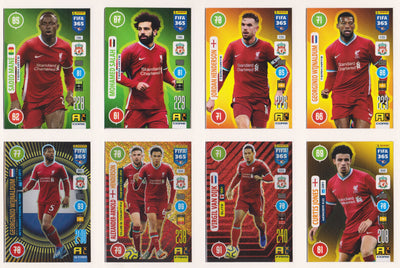 000. LIVERPOOL KOMPLETT SETT MED PANINI FIFA 365 2021
