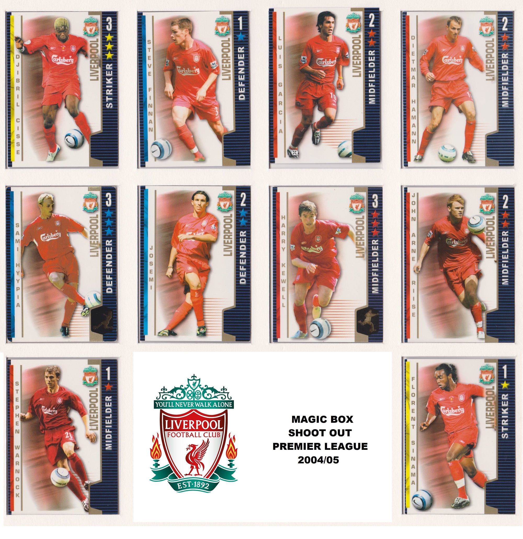 000. LIVERPOOL - SHOOT OUT PREMIER LEAGUE 2004/05