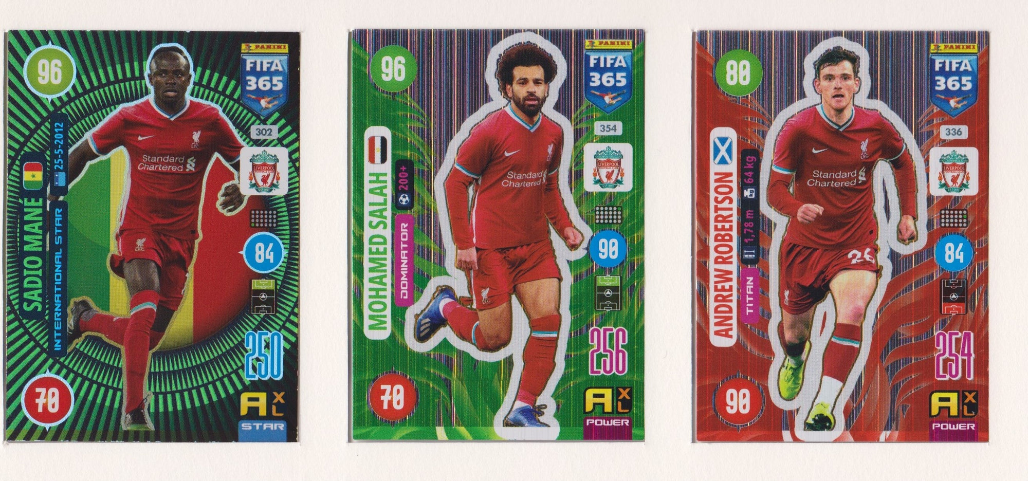 000. LIVERPOOL KOMPLETT SETT MED PANINI FIFA 365 2021