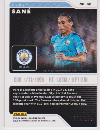 2020 - 060. LEROY SANE - MANCHESTER CITY - BASE #165